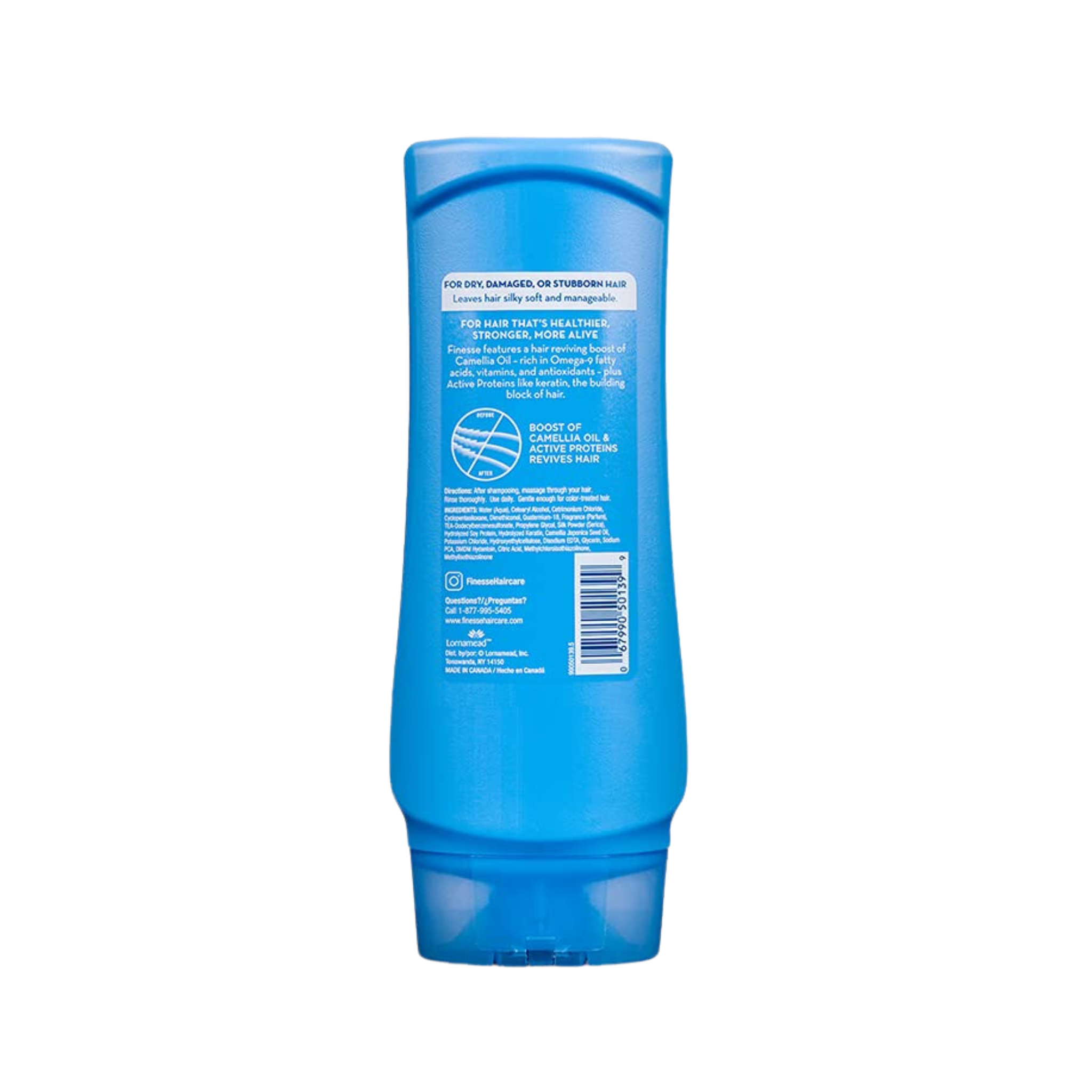FINESSE, Restore + Strengthen Moisturizing Conditioner, Hydrating and Fortifying for Healthy Hair, 13 oz