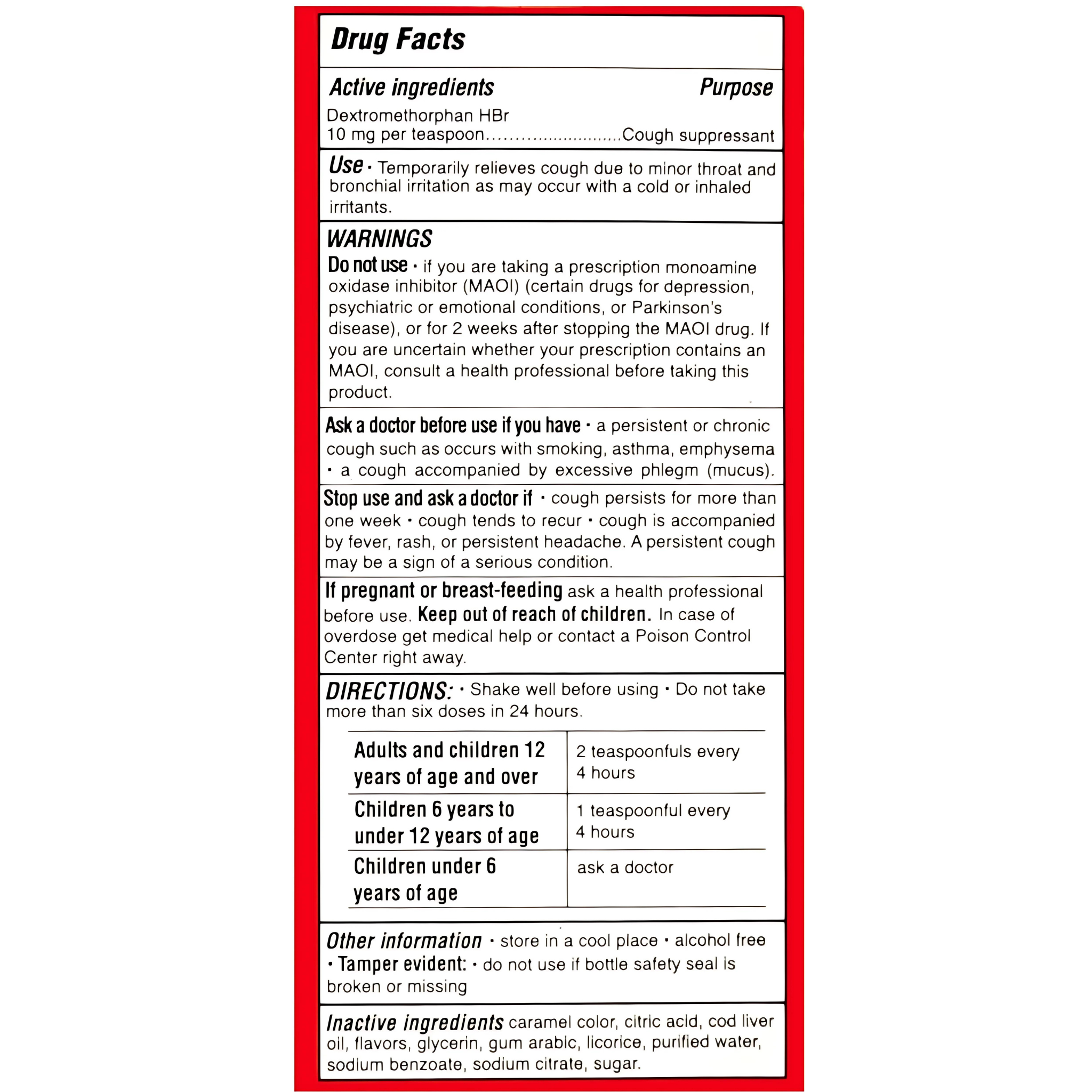 Father John's Alcohol Free Cough Medicine, 8 Ounces