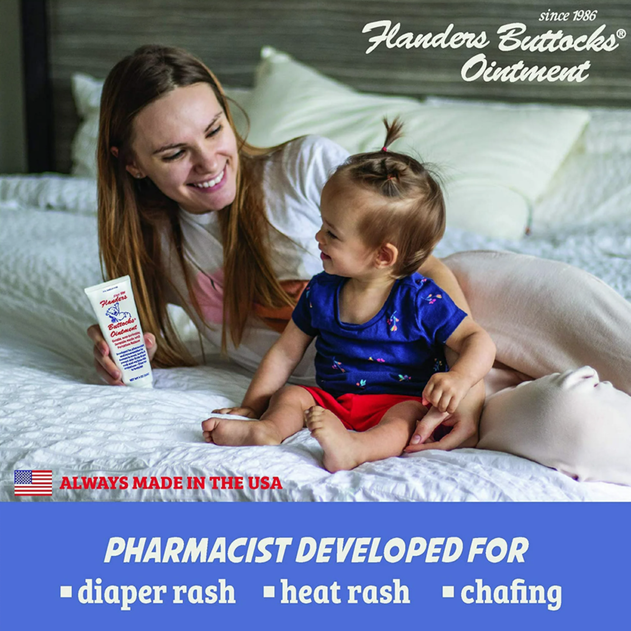 Flanders Buttocks Diaper Rash Ointment - 4 oz