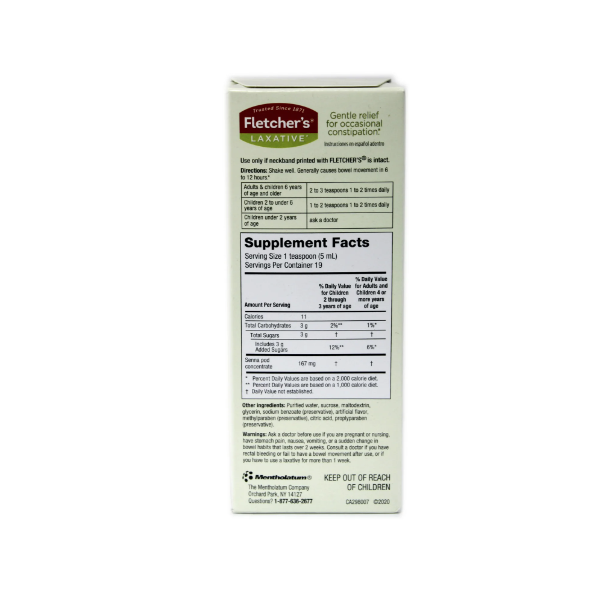 Fletcher's Laxative, For Kids, Root Beer, 3.25-Ounce Bottles Each