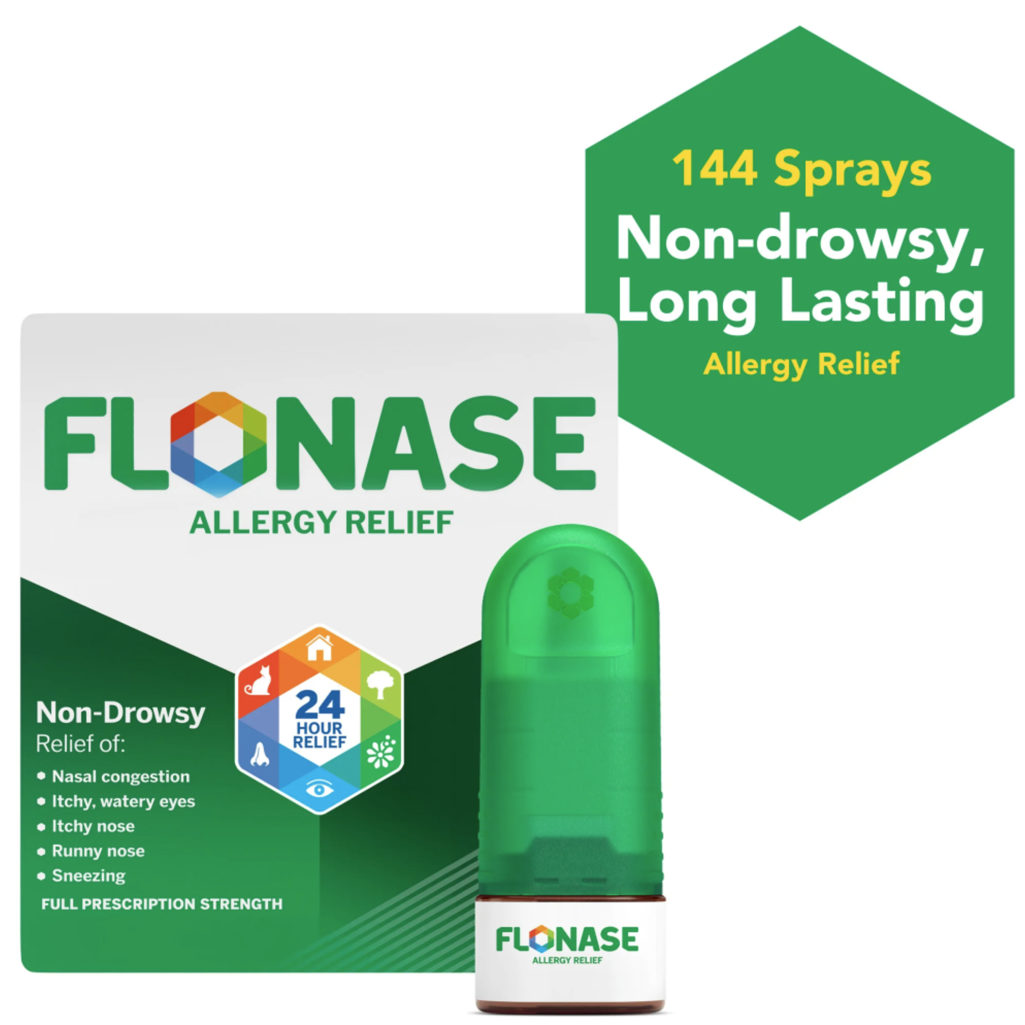 Allergy Relief Bundle, Seasonal sneezing, Congestion & Itchy eyes trio, Best Sellers included