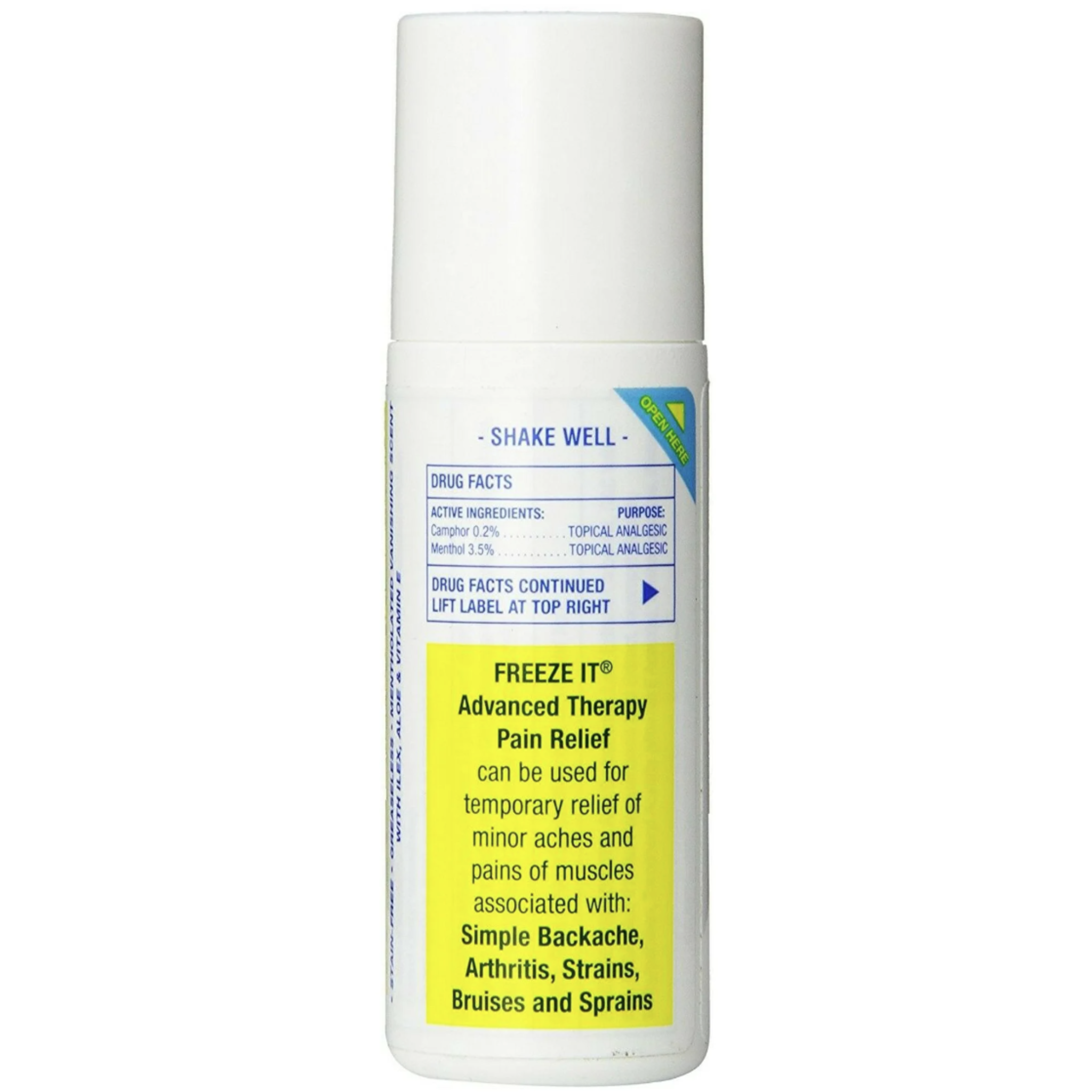 Freeze It Advanced Roll-On Therapy Gel, 3 Oz - Pharmaful