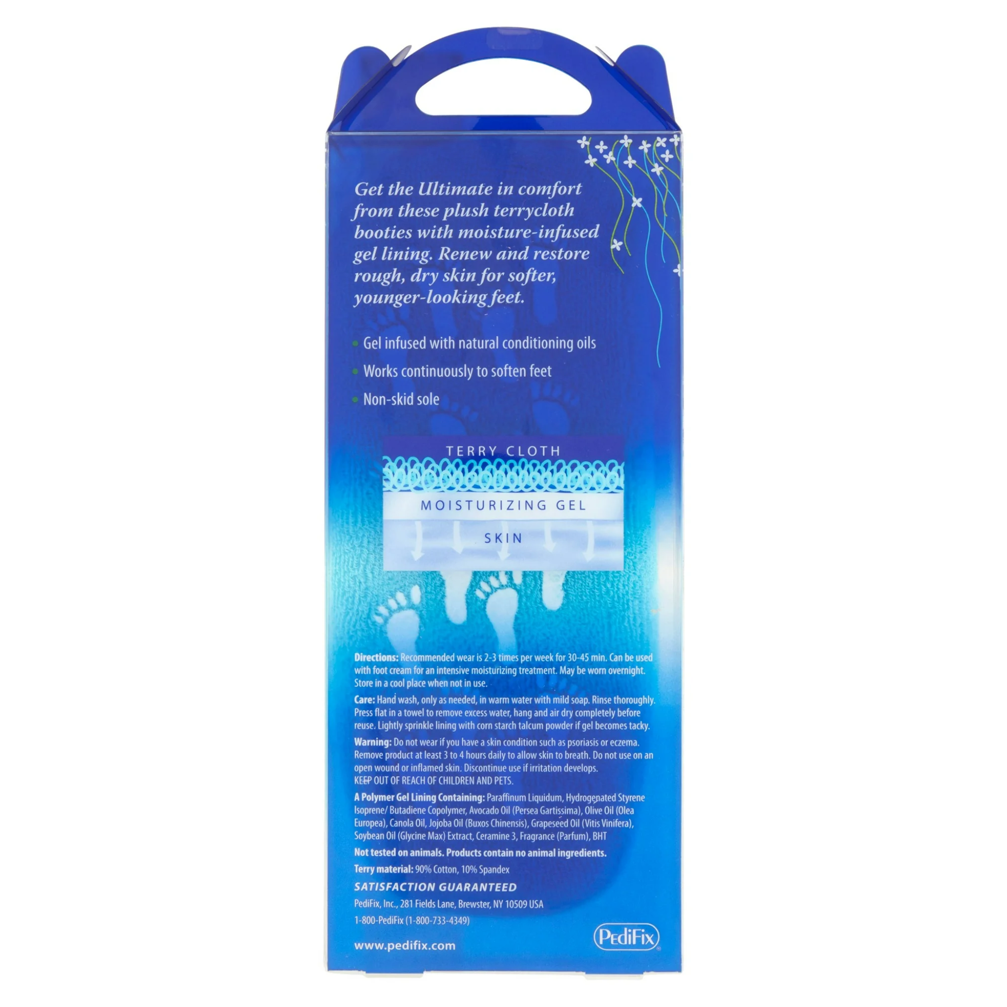 Gel Ultimates, Green Tea & Willow Scented Moisturizing Booties, Hydrating Foot Treatment, 1 Pair