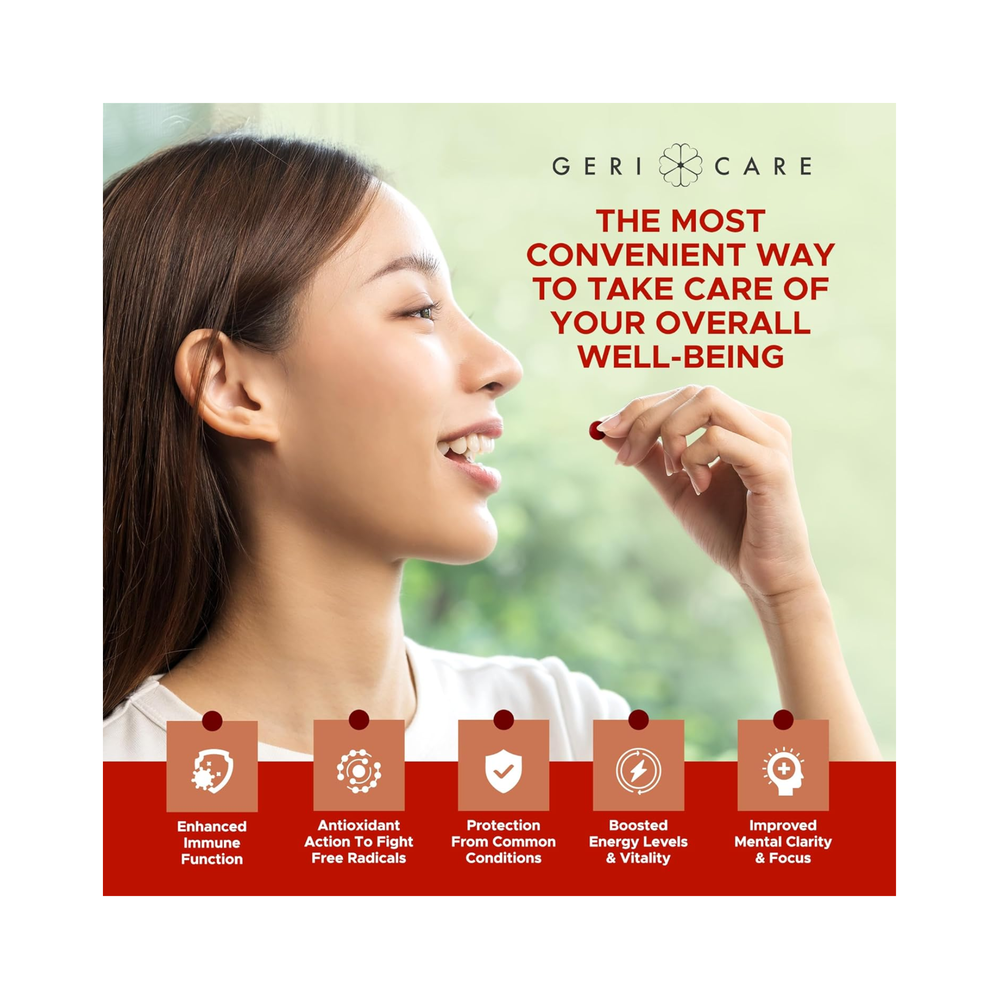 Geri-Care, Multivitamin Supplement with Minerals, Daily Nutritional Support, 1000 Count