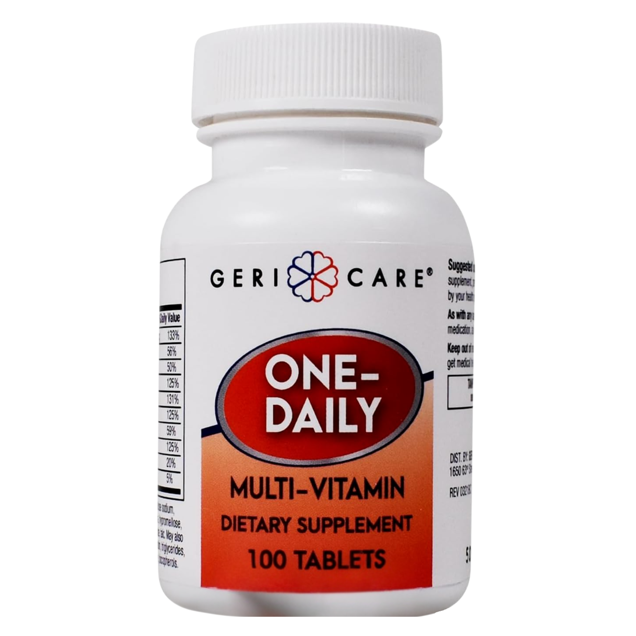 GeriCare, One-Daily Multivitamin, Essential Nutrients for Overall Health, 100 Count