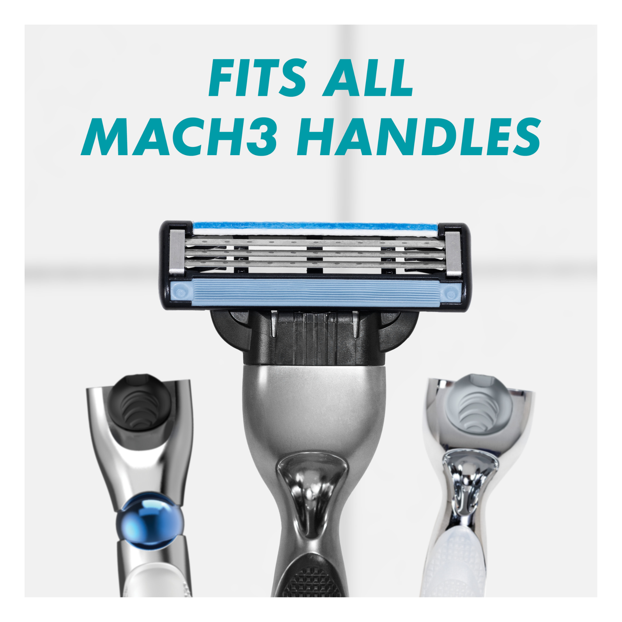 Gillette, Mach3 Razor Blade Refill, Manual Razor for Men, 8 Count
