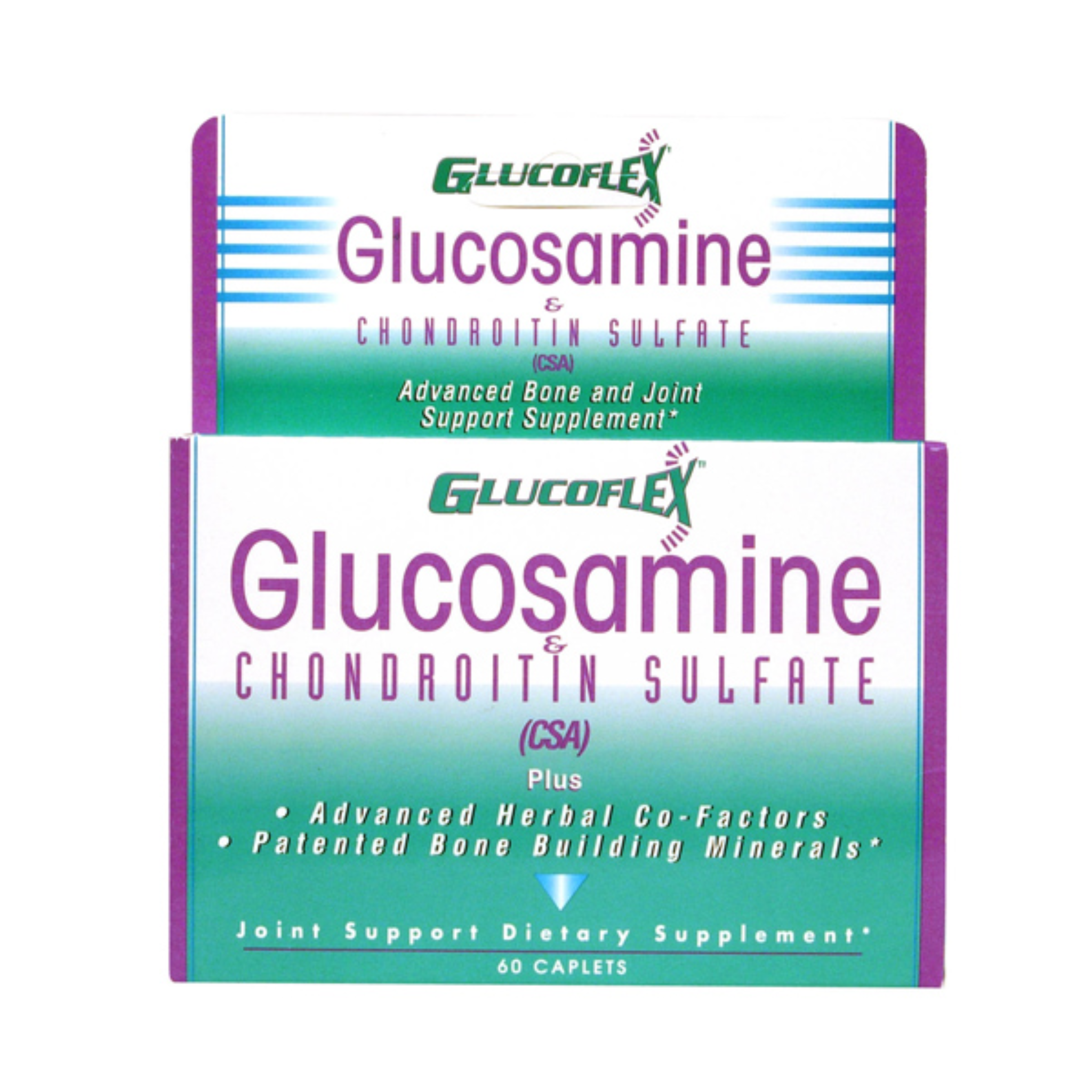 Glucoflex, Glucosamine Chondroitin Sulfate, Joint Support Supplement, 60 Caplets
