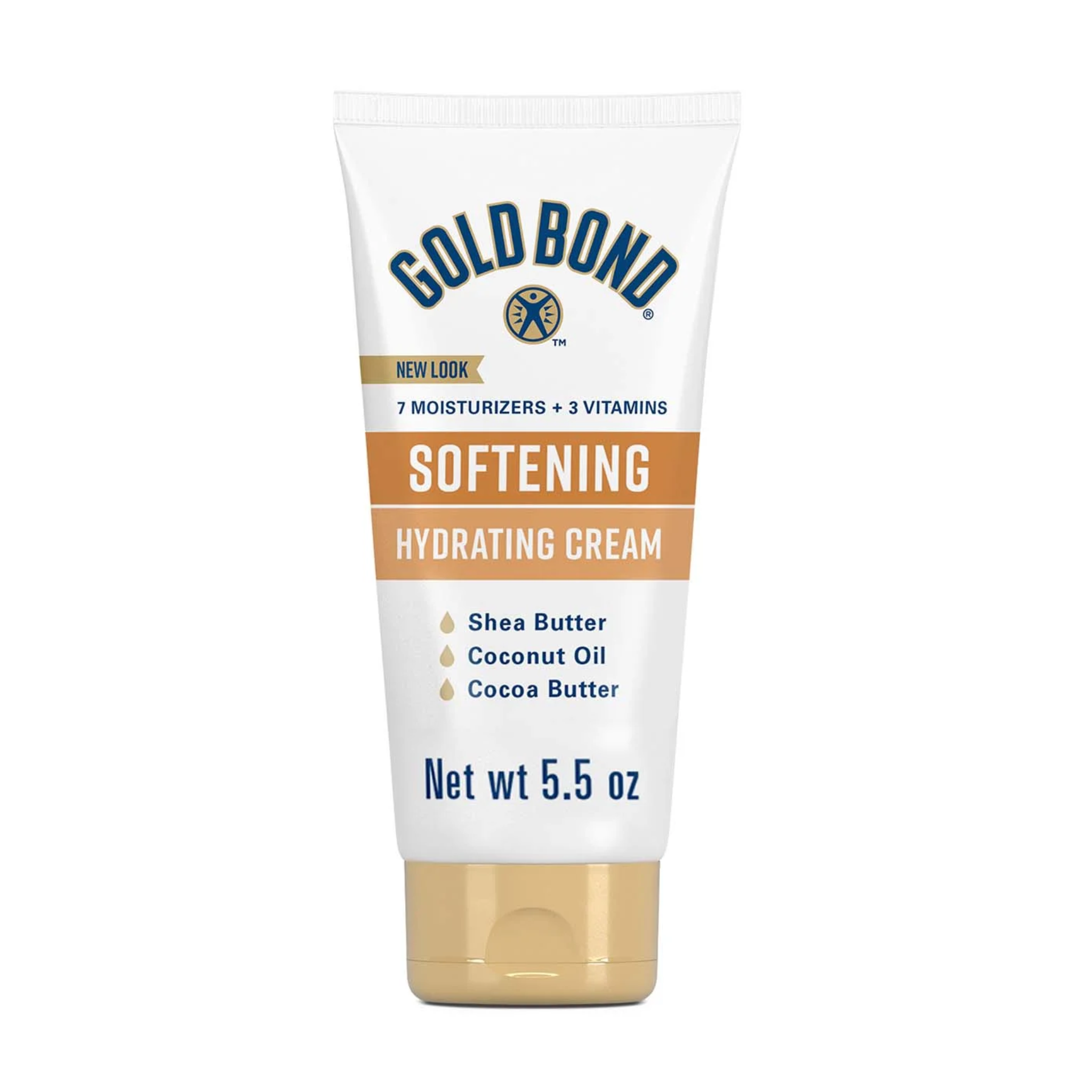 Gold Bond, Softening Hydrating Lotion, Nourishing Moisturizer with Coconut Oil, Cocoa & Shea Butter, 5.5 oz Tube - Pharmaful