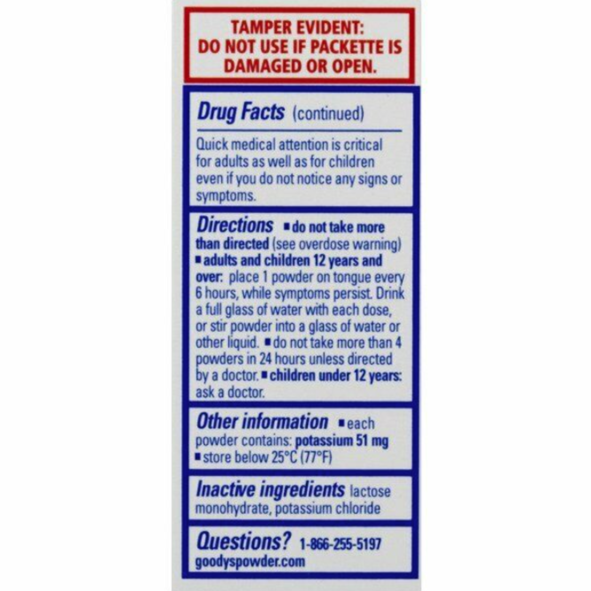 Goody's Extra Strength Headache Powders, 50 each