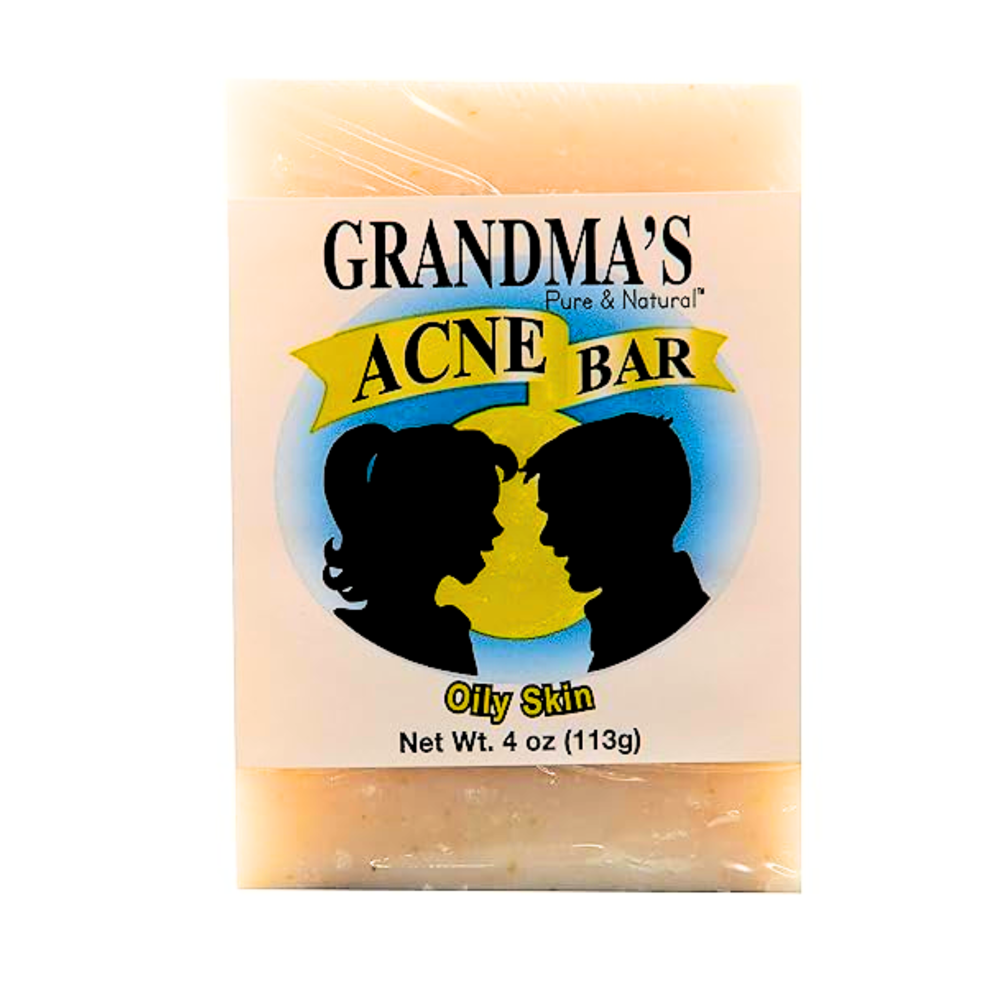 Remwood Products Co., Grandma's Acne Bar, Specially Formulated for Oily Skin, 4 oz Bar