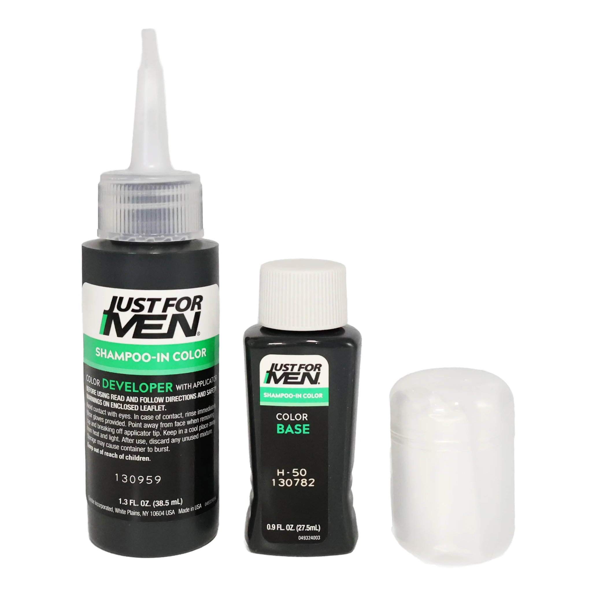 Just For Men, Shampoo-In Gray Hair Color, Medium Brown H-35, Easy Application for Natural Gray Coverage
