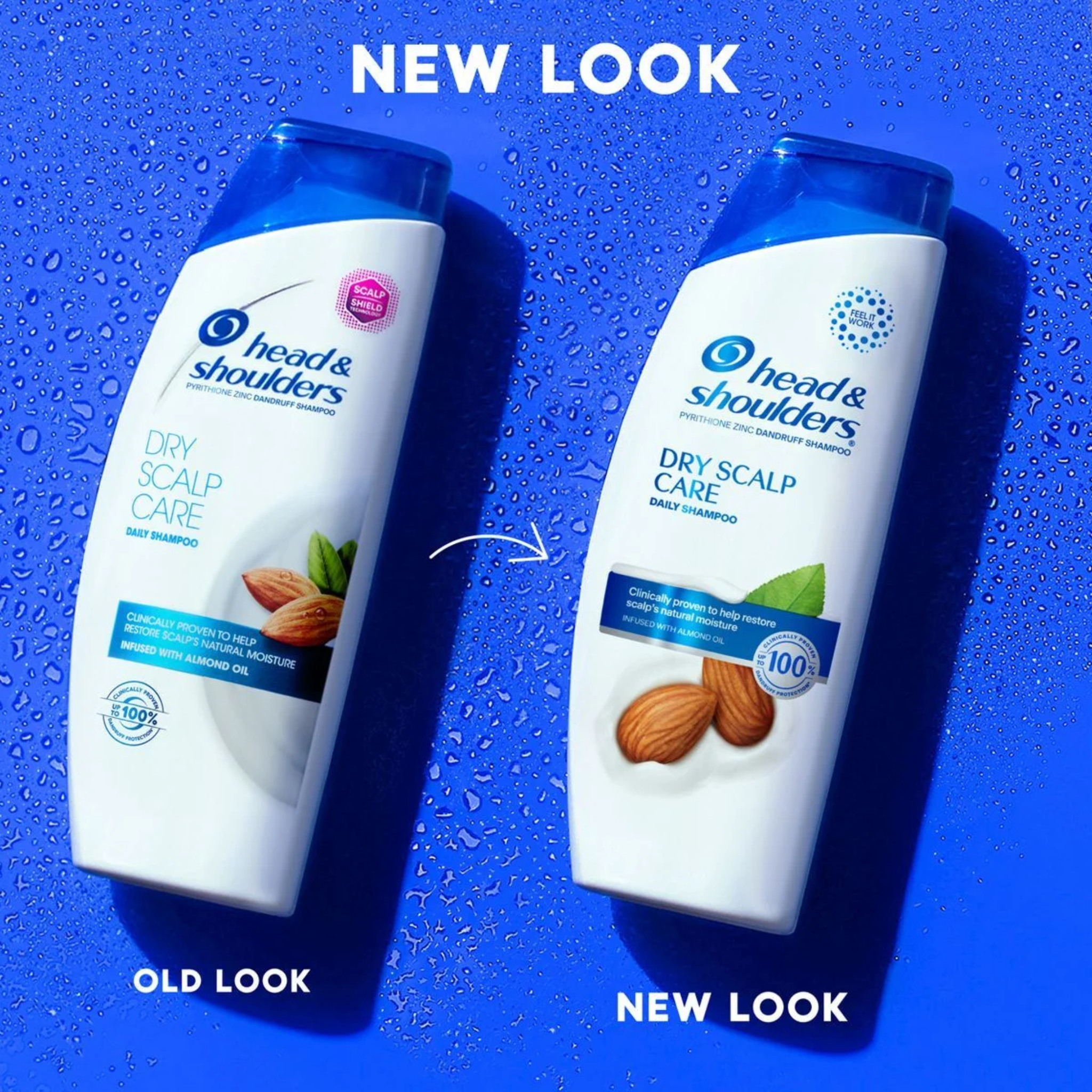 Head & Shoulders, Dry Scalp Care with Almond Oil Anti-Dandruff Shampoo, Moisturizing Scalp Relief, 12.5 fl oz