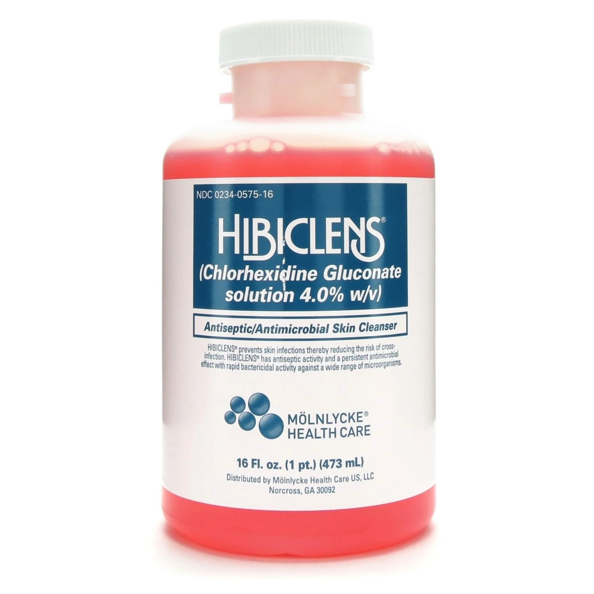 Hibiclens, Antimicrobial and Antiseptic Skin Cleanser, Effective for Germ and Bacteria Control, 16 Oz