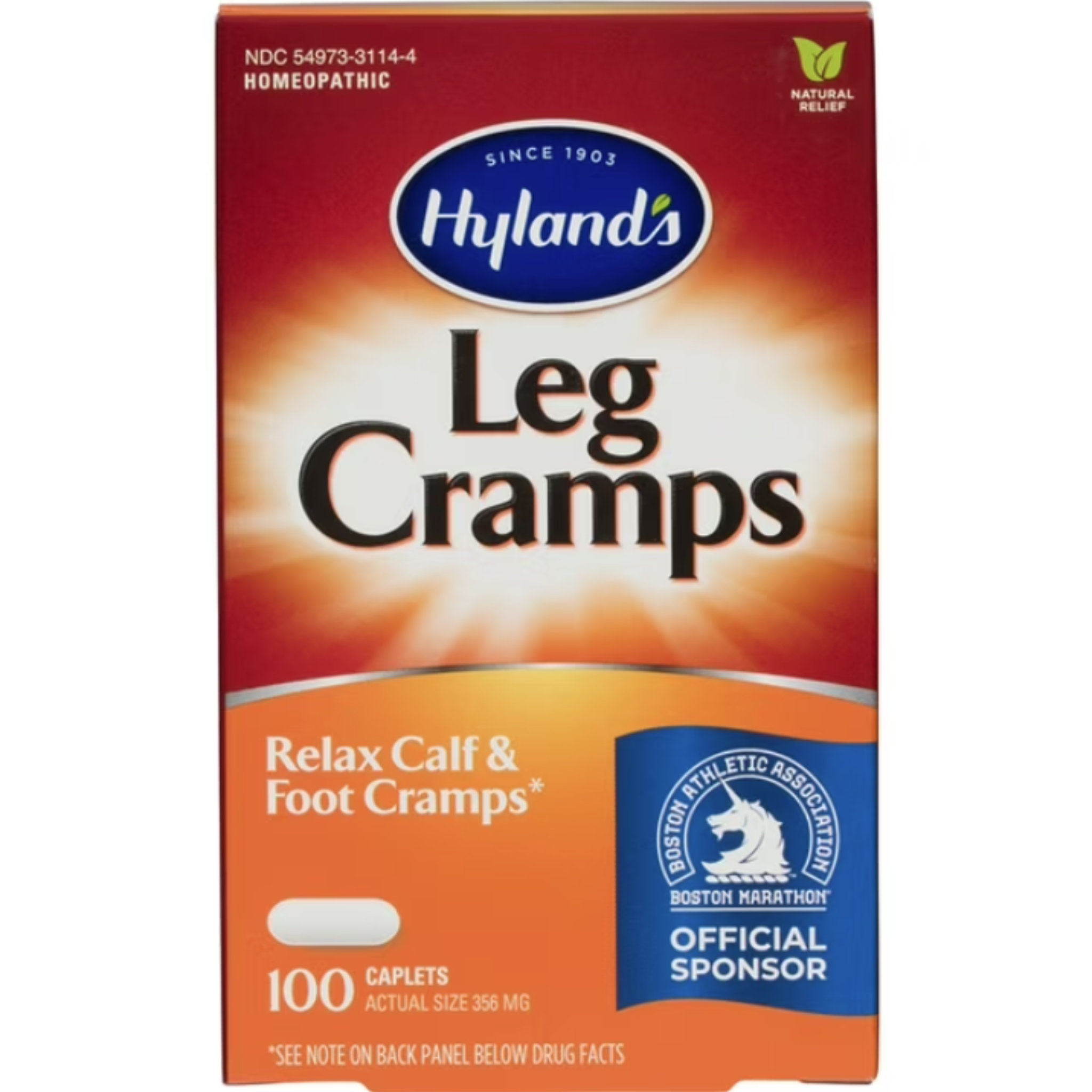 Hyland's Leg Cramp Caplets, Natural Calf, Leg and Foot Cramp Relief, #1 Pharmacist Recommended Leg Cramp Relief, 100 Count - Pharmaful