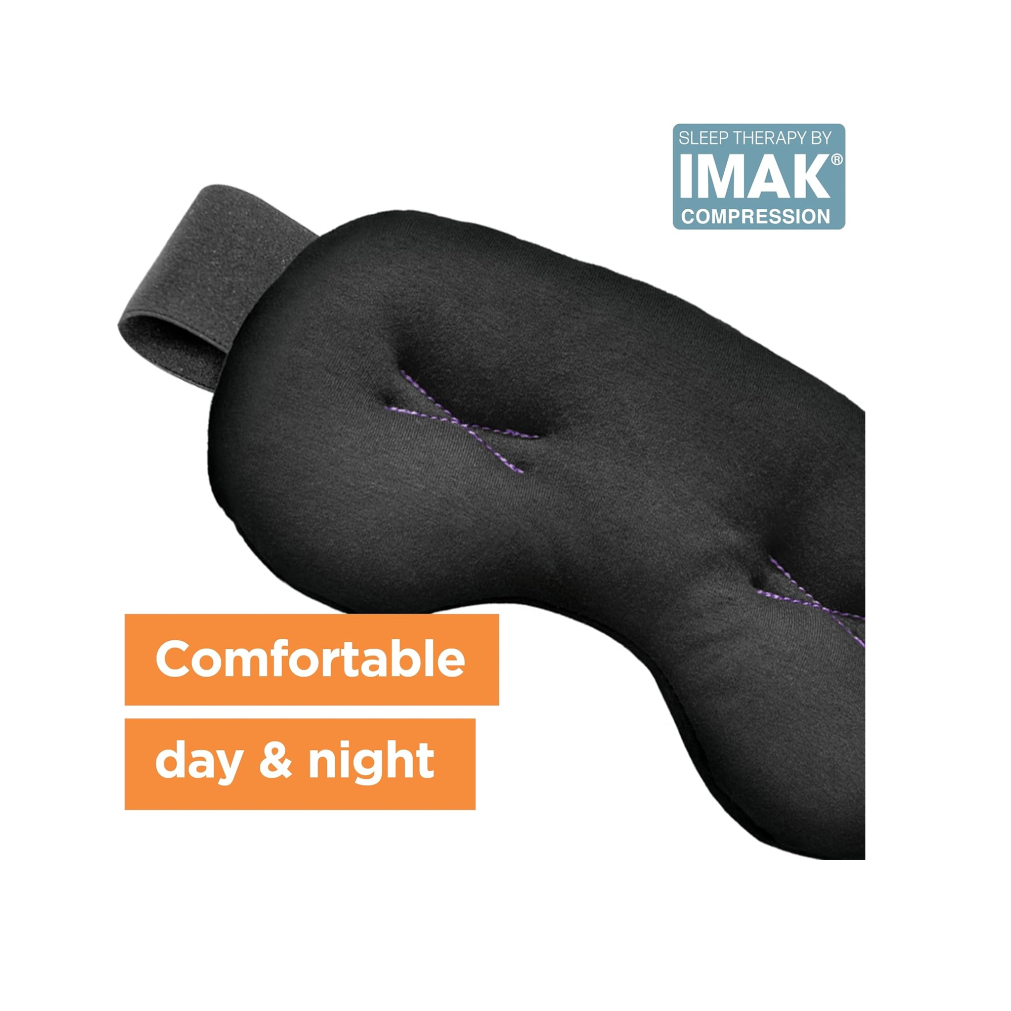 Brownmed, IMAK Eye Pillow, Sleep Mask with ErgoBeads for Headache & Migraine Relief