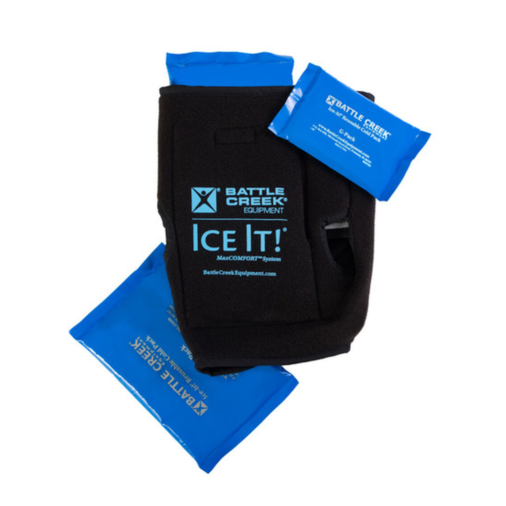 Battle Creek, Ice It! ColdCOMFORT System, Reusable Cold Therapy for Ankle, Elbow & Foot, 10.5" x 13"