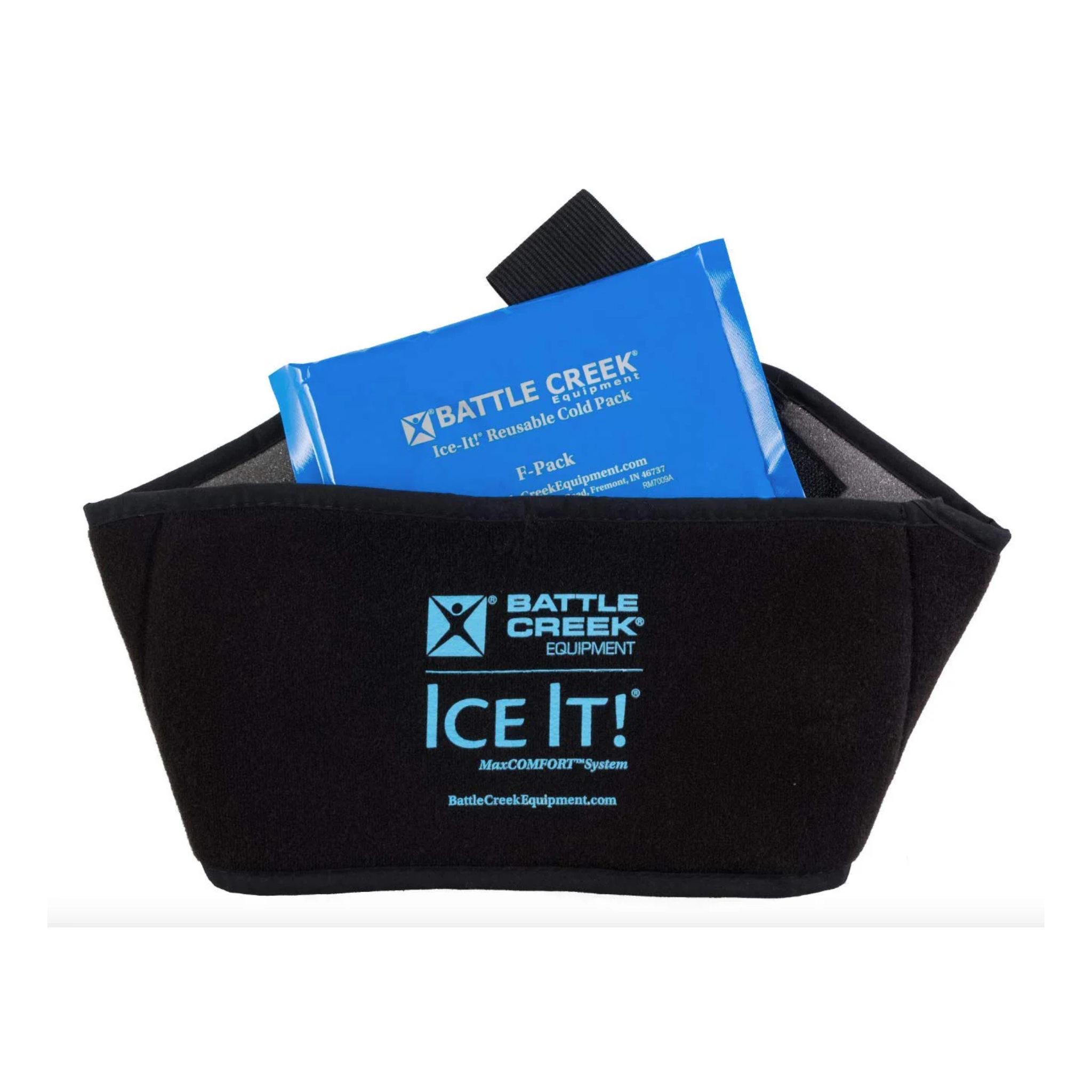Ice It!, Neck, Jaw & Sinus System, Reusable Cold Therapy for Targeted Relief, 4.5" x 10"
