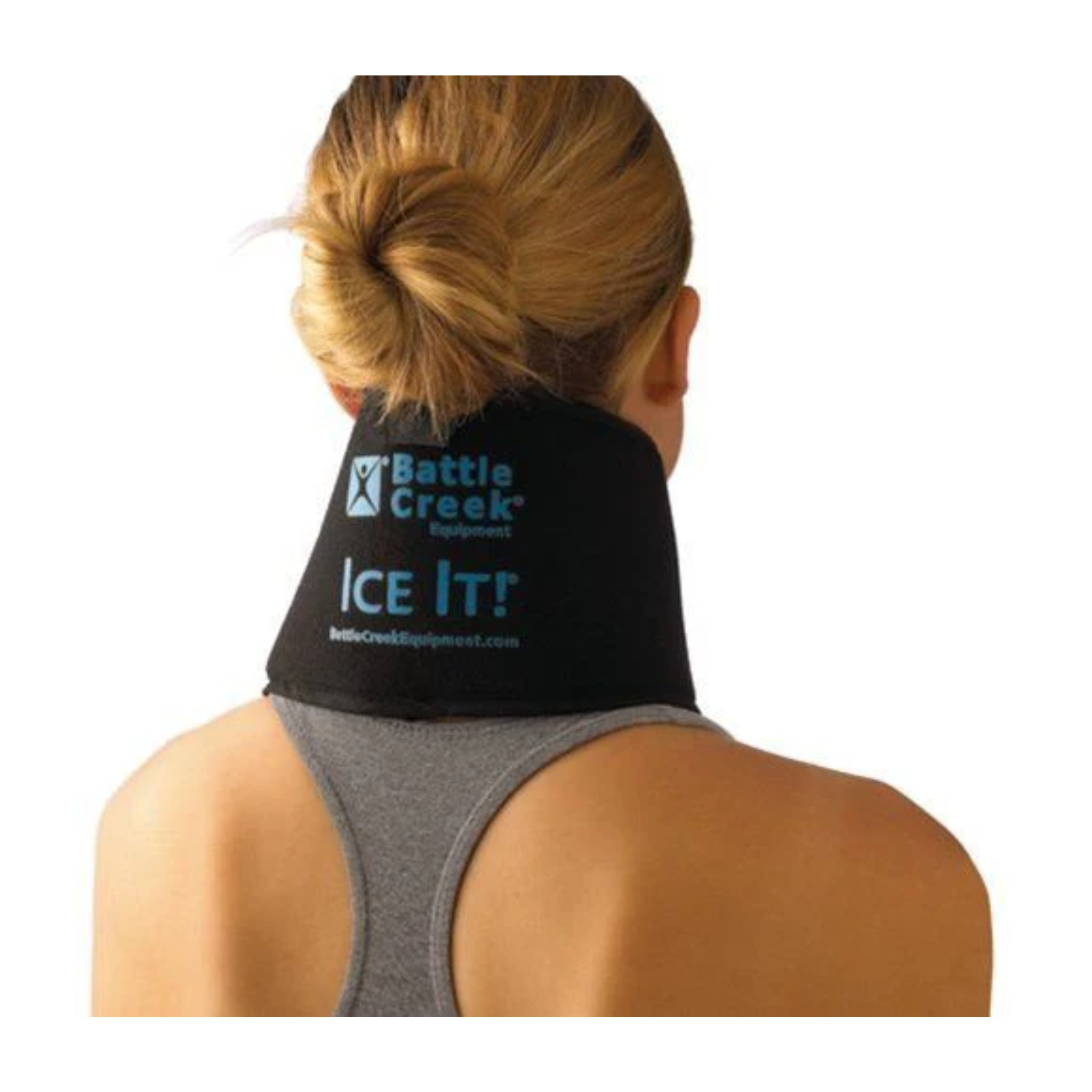 Ice It!, Neck, Jaw & Sinus System, Reusable Cold Therapy for Targeted Relief, 4.5" x 10"
