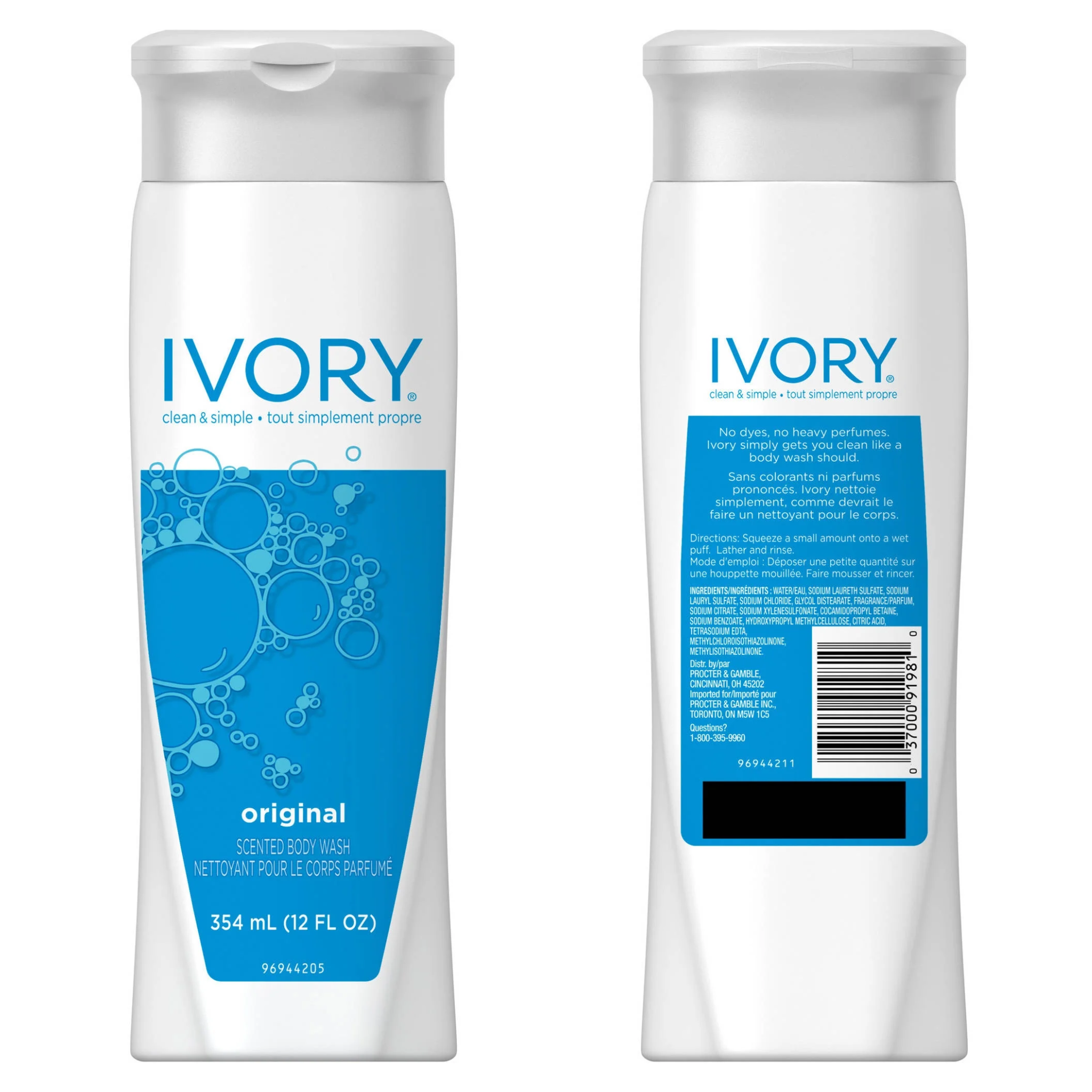 Ivory®, Mild & Gentle Body Wash, Original Scent for Soft and Refreshing Cleanse, 12 fl oz - Pharmaful