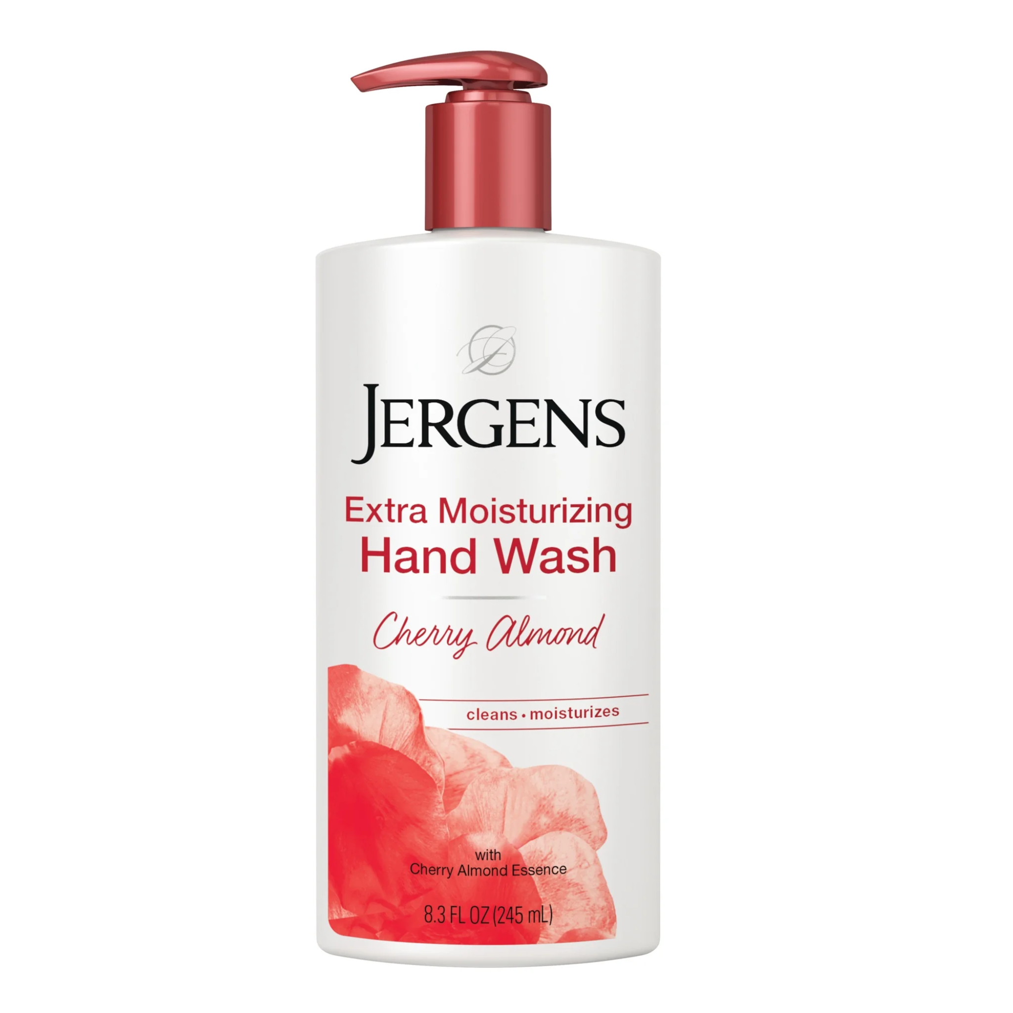 Jergens, Cherry Almond Scent Liquid Hand Soap, Moisturizing Hand Wash, 8.4 fl oz