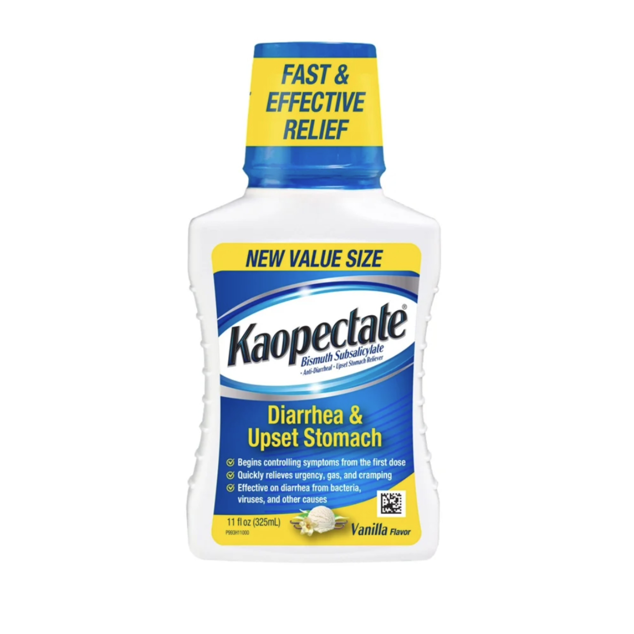 Kaopectate Diarrhea & Upset Stomach, Vanilla Flavor - 11 oz - Pharmaful