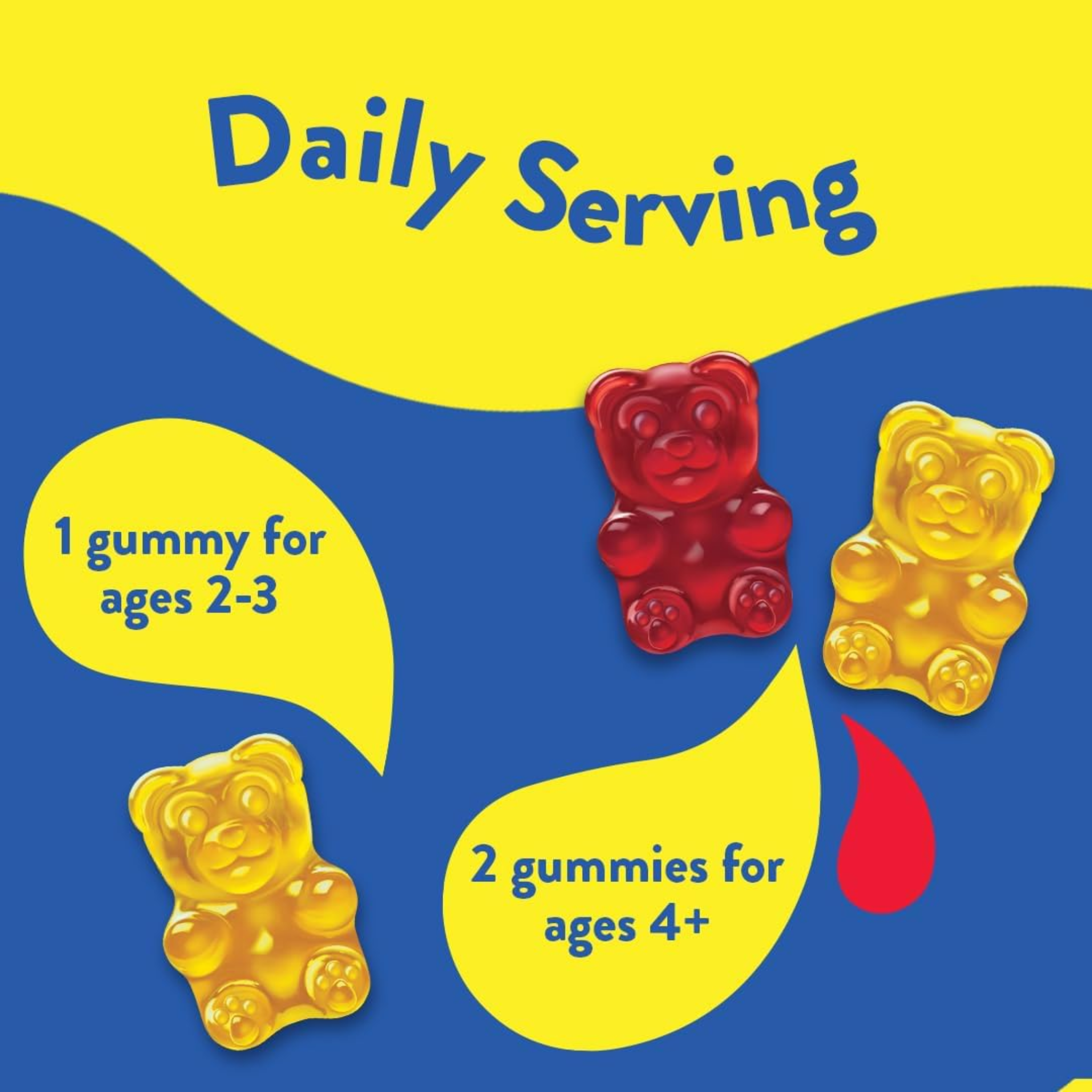 L'il Critters, Gummy Vites Daily Gummy Multivitamins, Immune Support with Vitamin C and D3, Delicious Cherry, Strawberry, Orange, Pineapple, and Blueberry Flavors, 70 Count Gummies - Pharmaful