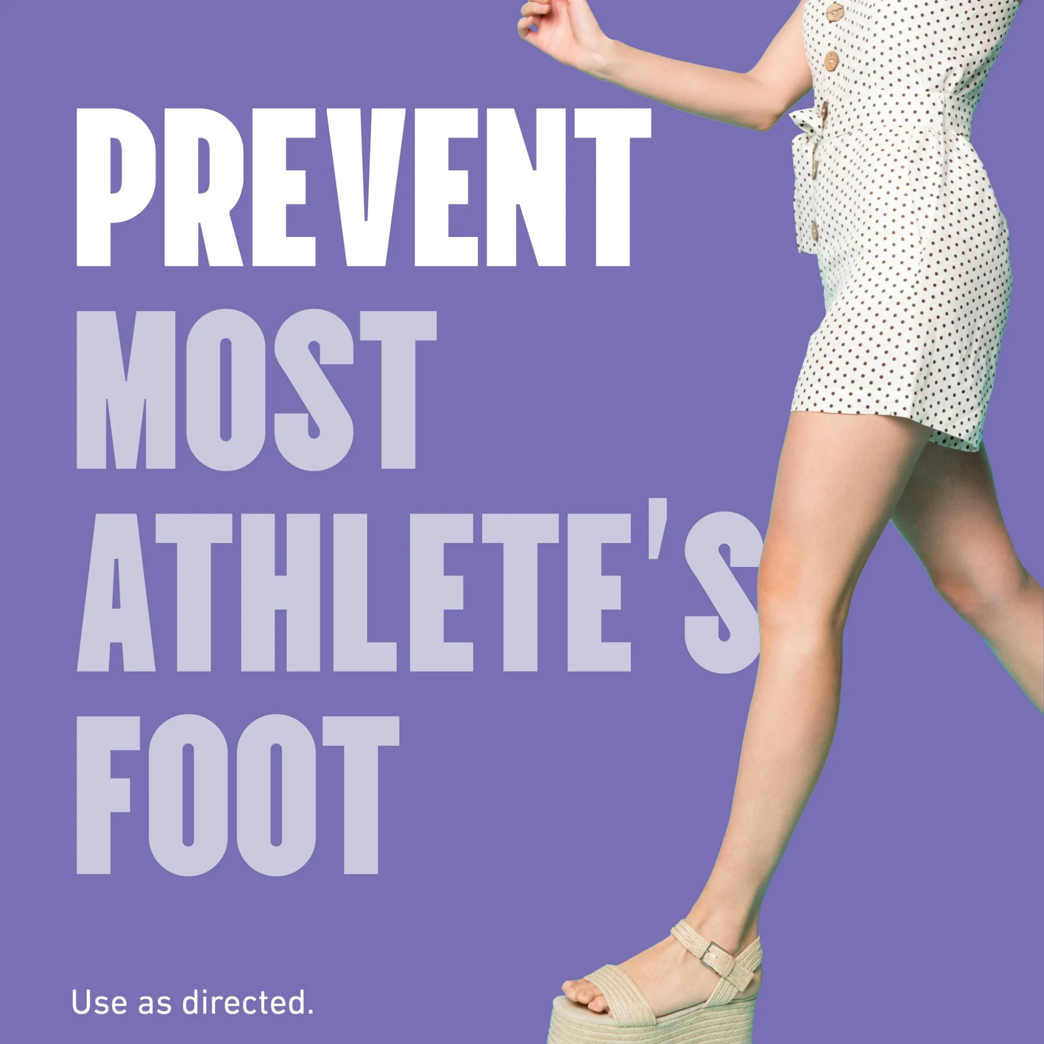 Lotrimin, Athlete's Foot Daily Prevention Medicated Foot Powder, Prevents Fungal Infections, 3 oz