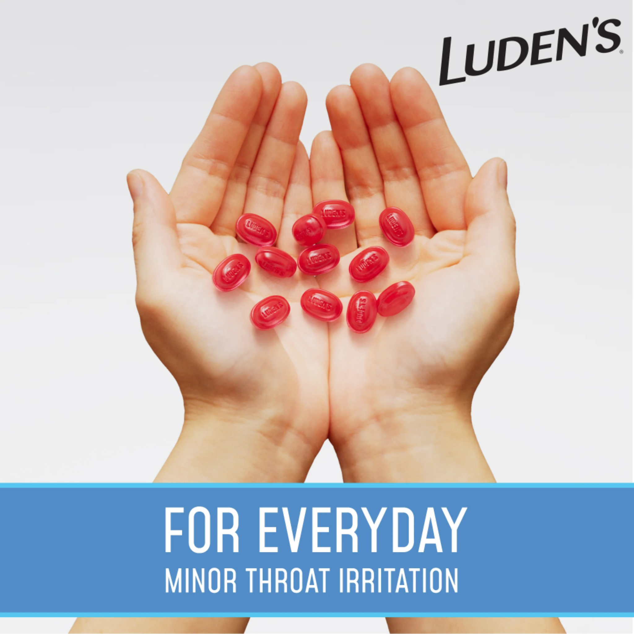 Luden's Sore Throat Drops, For Minor Sore Throat Relief, Sugar Free Wild Cherry, 25 Count