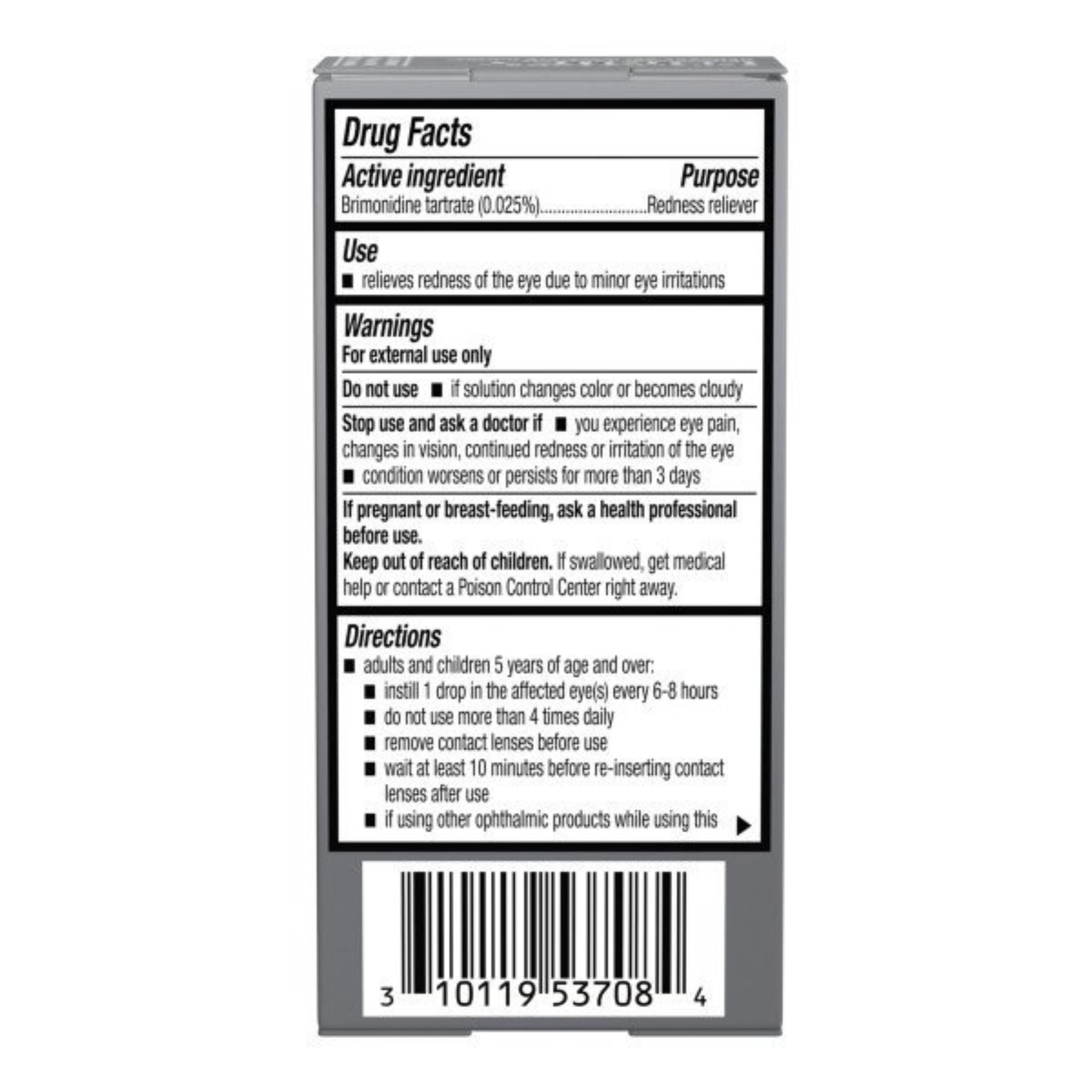 Lumify Redness Reliever Eye Drops, 0.08 fl oz Sterile, 2.5mL
