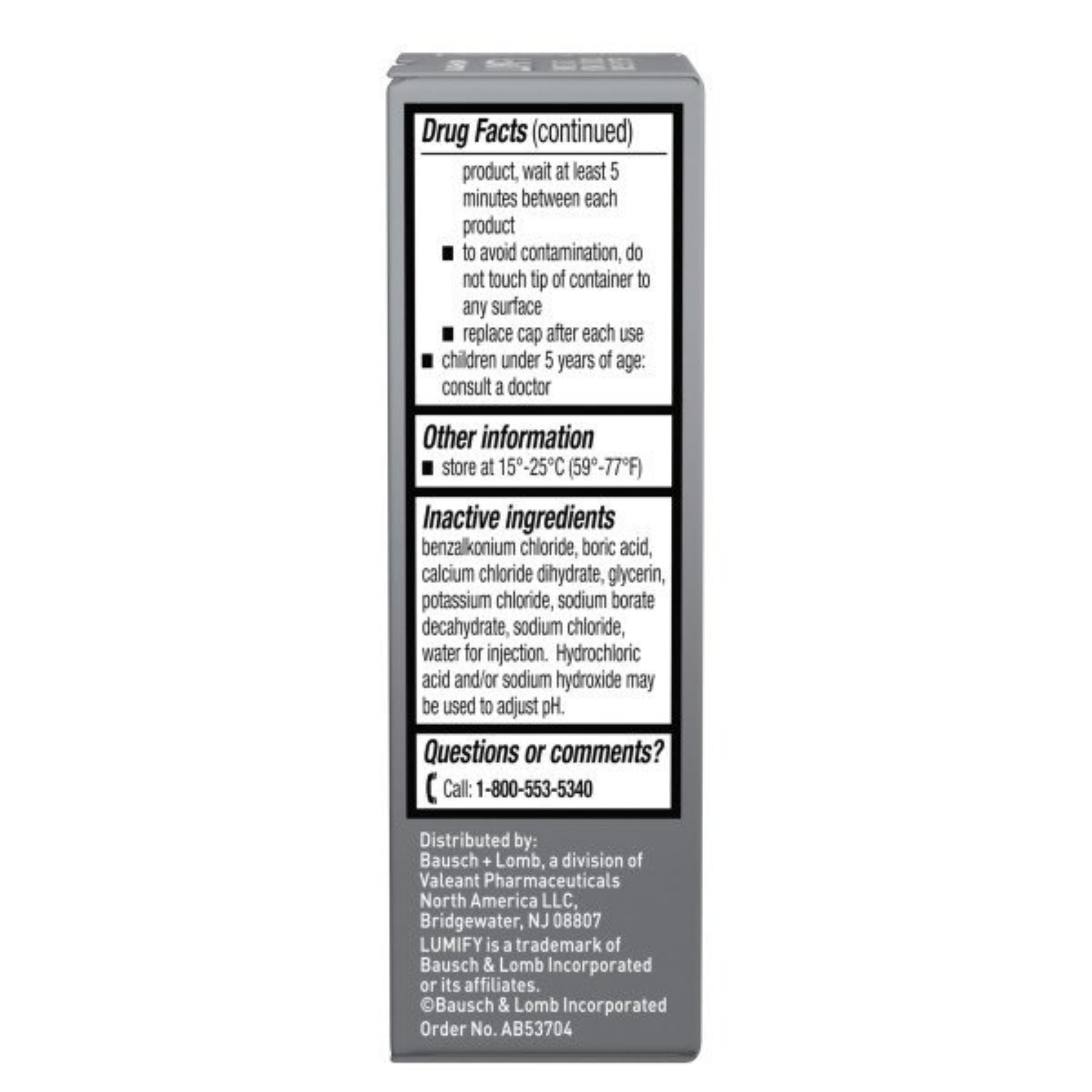 Lumify Redness Reliever Eye Drops, 0.08 fl oz Sterile, 2.5mL
