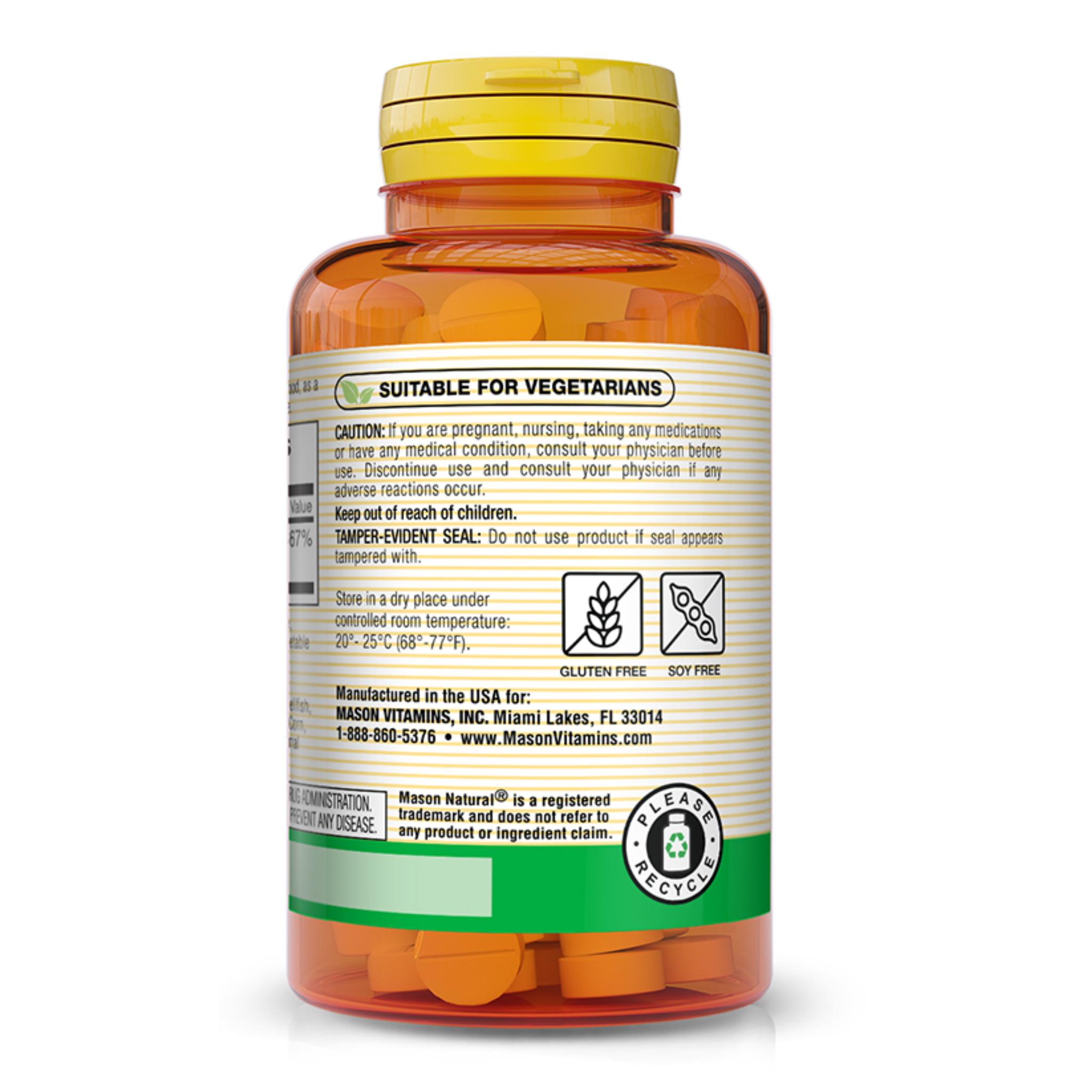 Mason Natural, Vitamin B-12 1000 mcg Dissolvable Tablets, Supports Energy & Metabolism, 100 Count