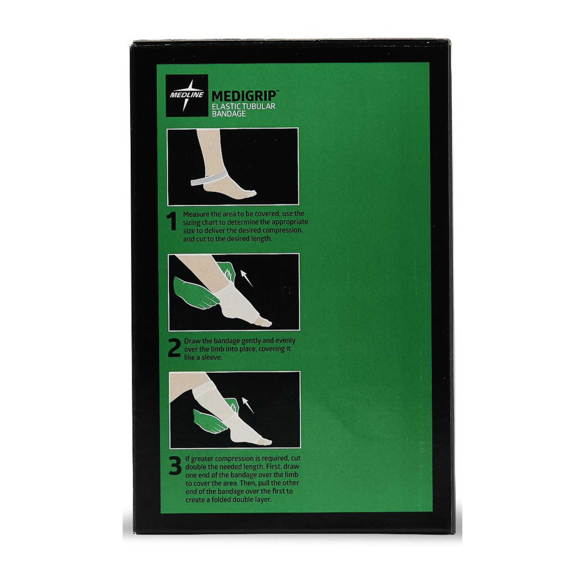 Medline, Medigrip Elasticated Tubular Support Bandage, Flexible Compression for Injury Support, 3.5 Inches, 1 Count