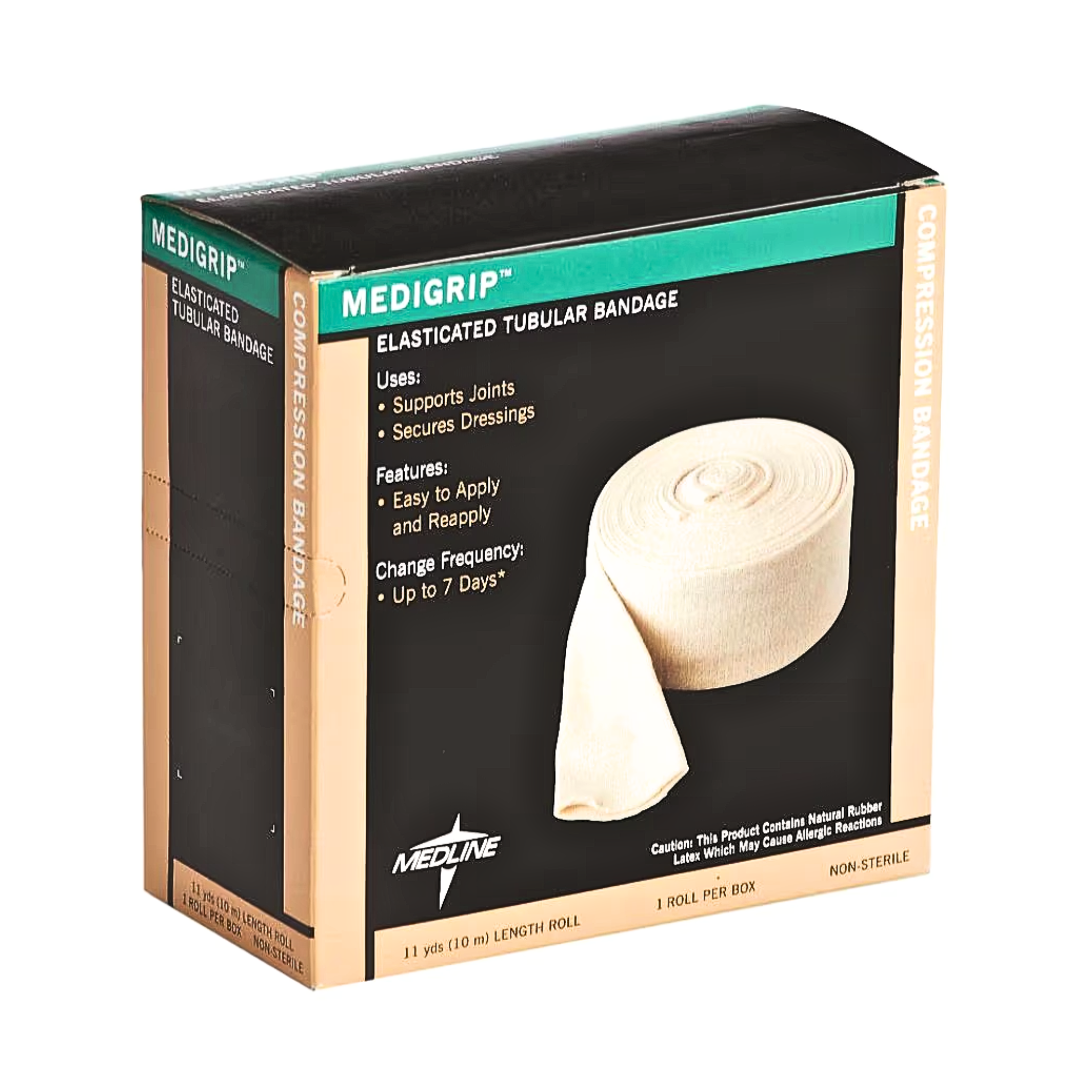 Medline, Medigrip Elasticated Tubular Support Bandage, Flexible Compression for Injury Support, 3 Inches, 1 Count
