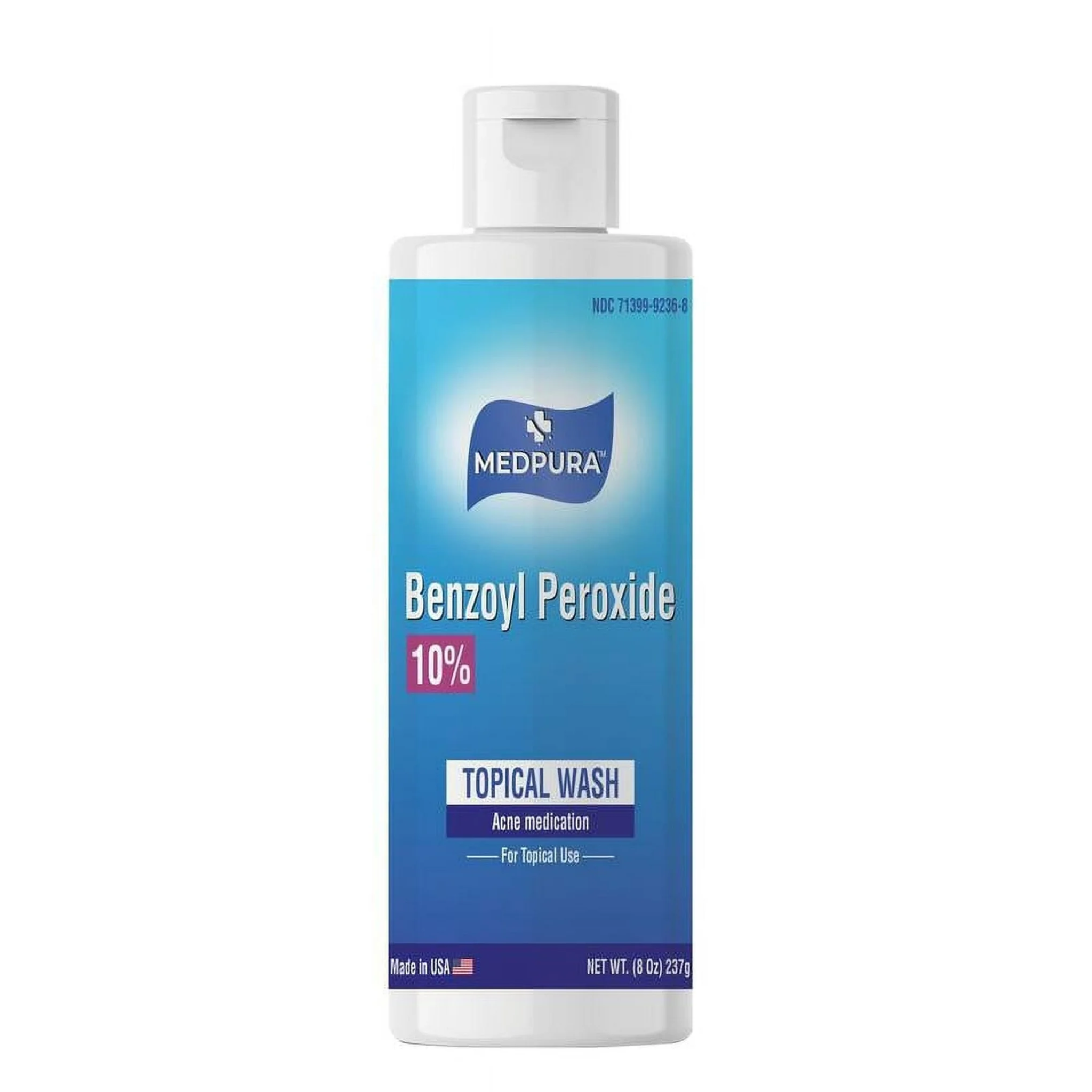Medpura, Benzoyl Peroxide 10% Acne Treatment, Maximum Strength Formula, 8 oz