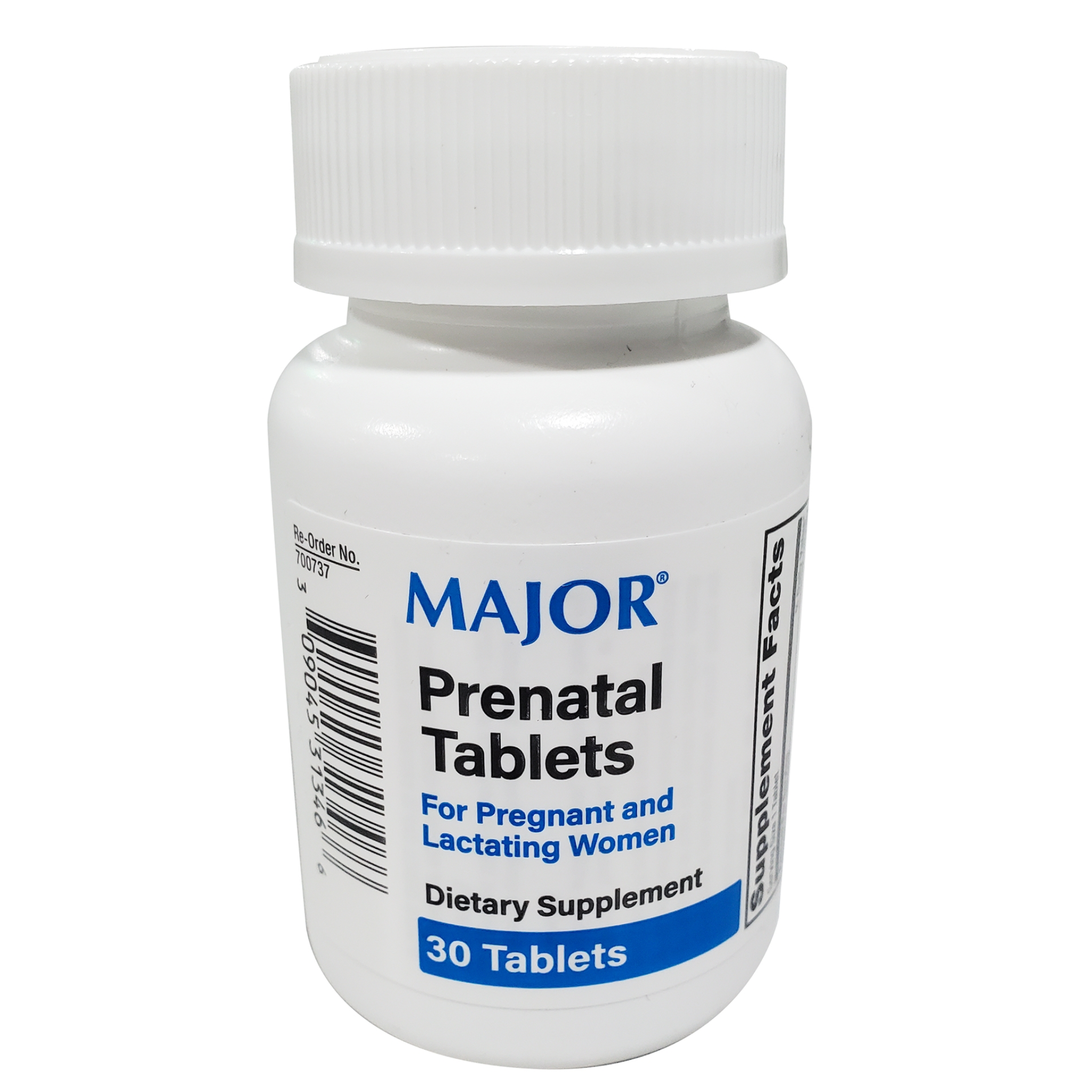Major, Prenatal Vitamin Dietary Supplement, Supports Pregnancy & Lactation, 30 Tablets