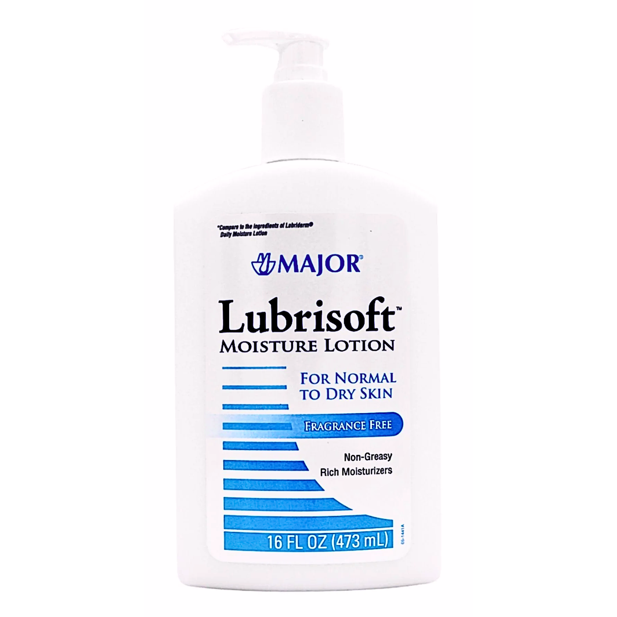 Lubrisoft, Unscented Moisturizer Lotion, Lightweight Hydration for Soft Skin, 16 oz Pump Bottle