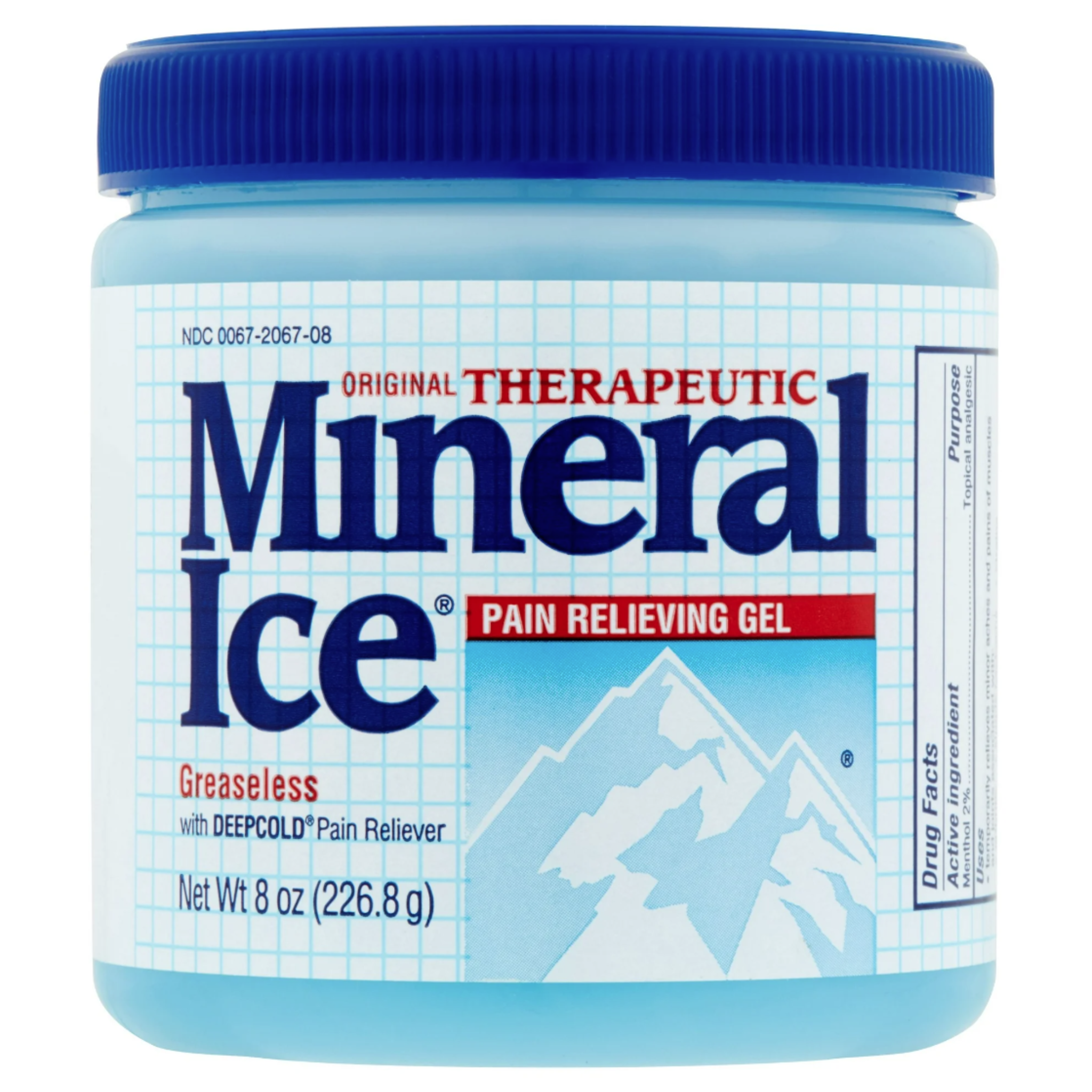 Mineral Ice Therapeutic Pain Relieving Soothing Gel, 8 oz - Pharmaful