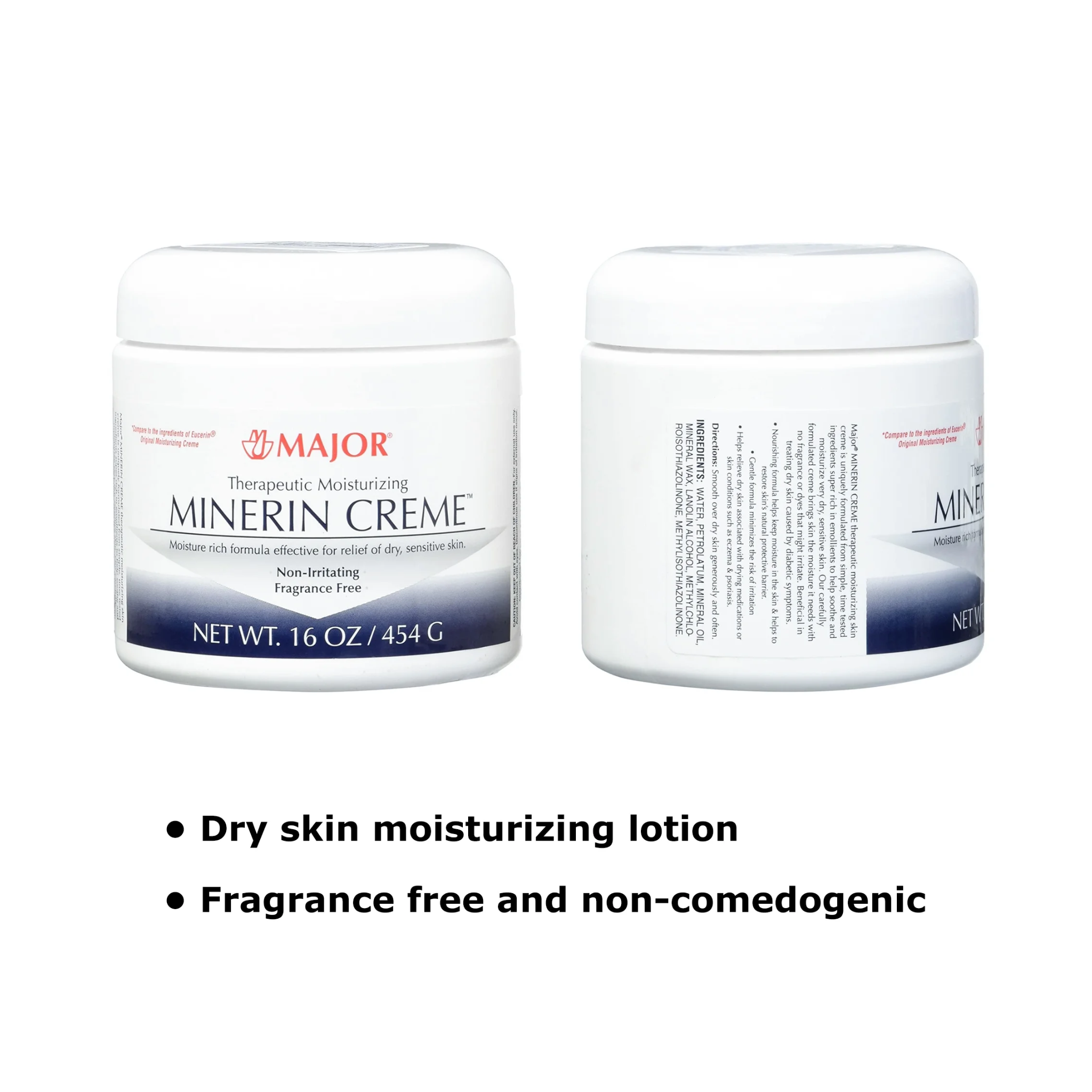 Major Minerin Moisturizing Cream, 16 Oz