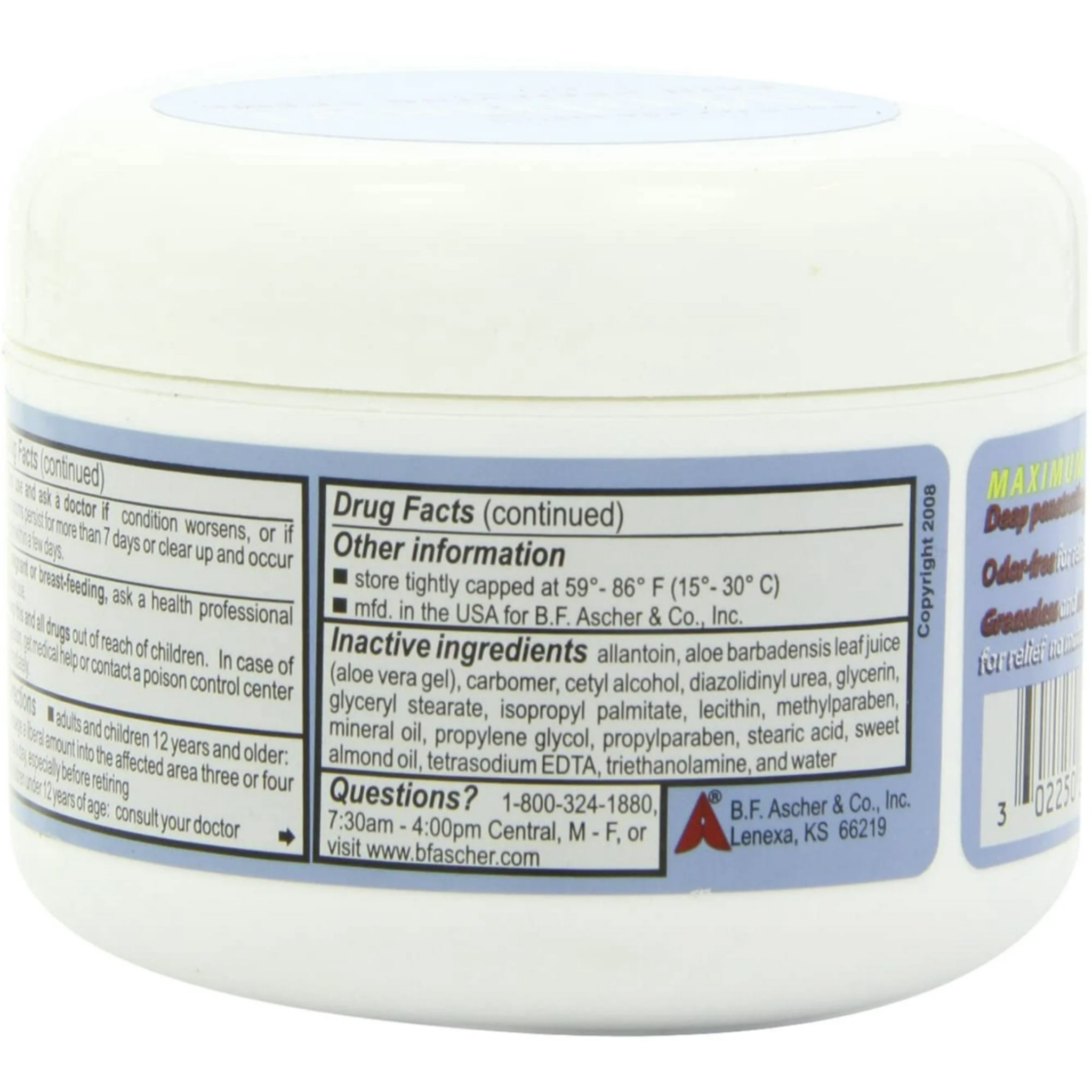 Mobisyl Pain Relieving Creme with Soothing Aloe Vera, 8 Ounce - Pharmaful