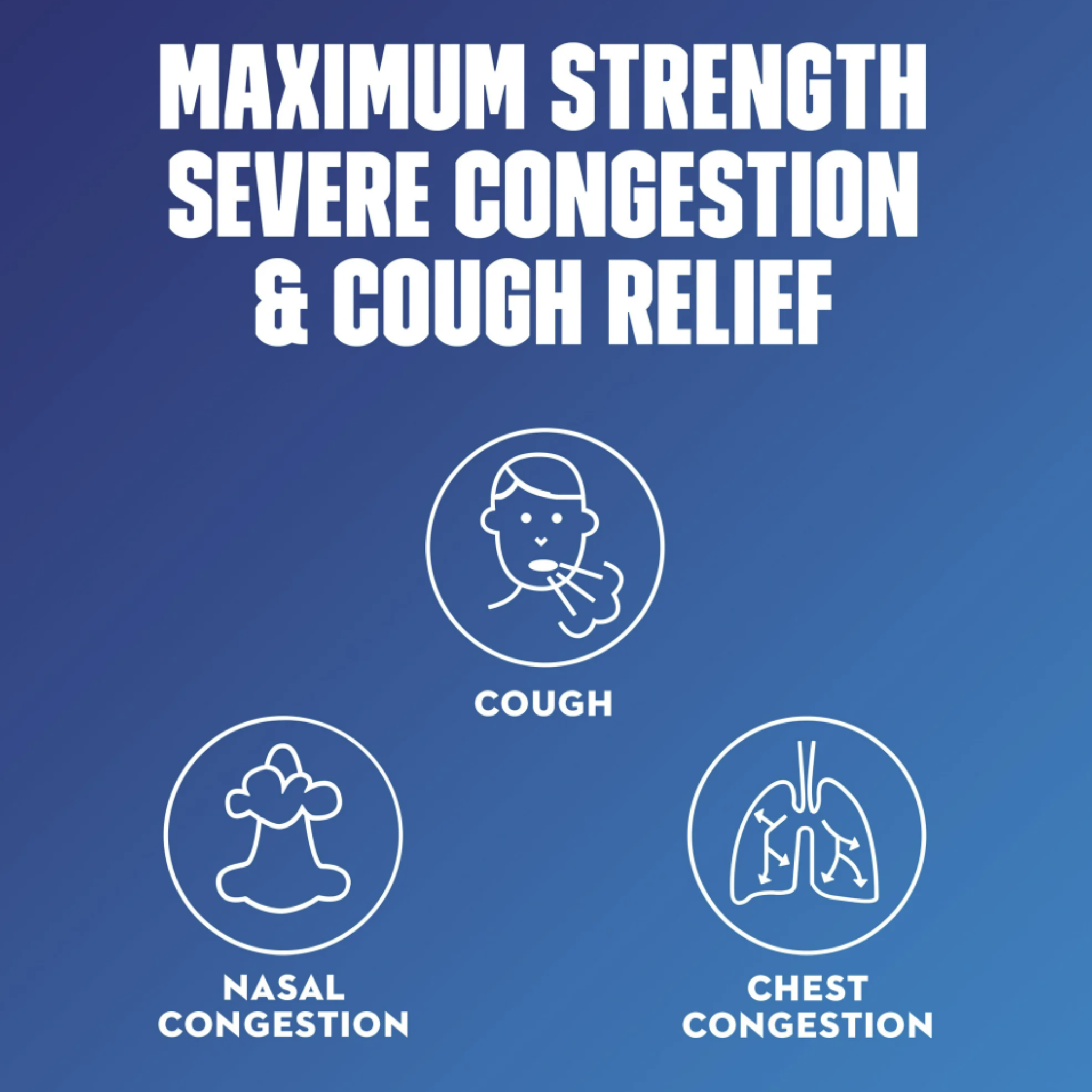 Mucinex Fast-Max Severe Congestion & Cough Medicine, OTC Sinus/Nasal Decongestant, Expectorant, 6 fl oz