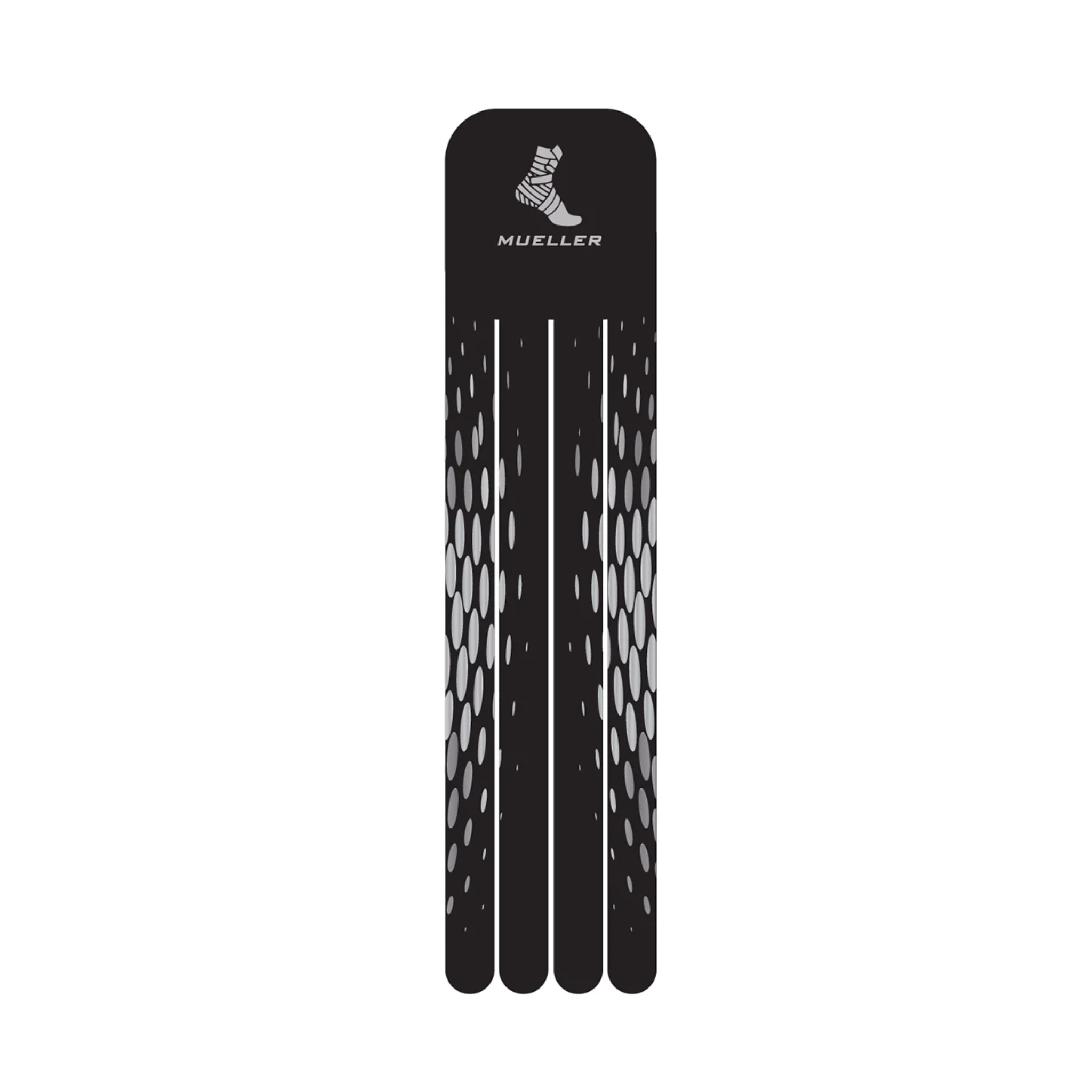 Mueller, EasyFit® Kinesiology Tape, Pre-Cut for Arch Support, Flexible Muscle Relief, Black, 3 Applications