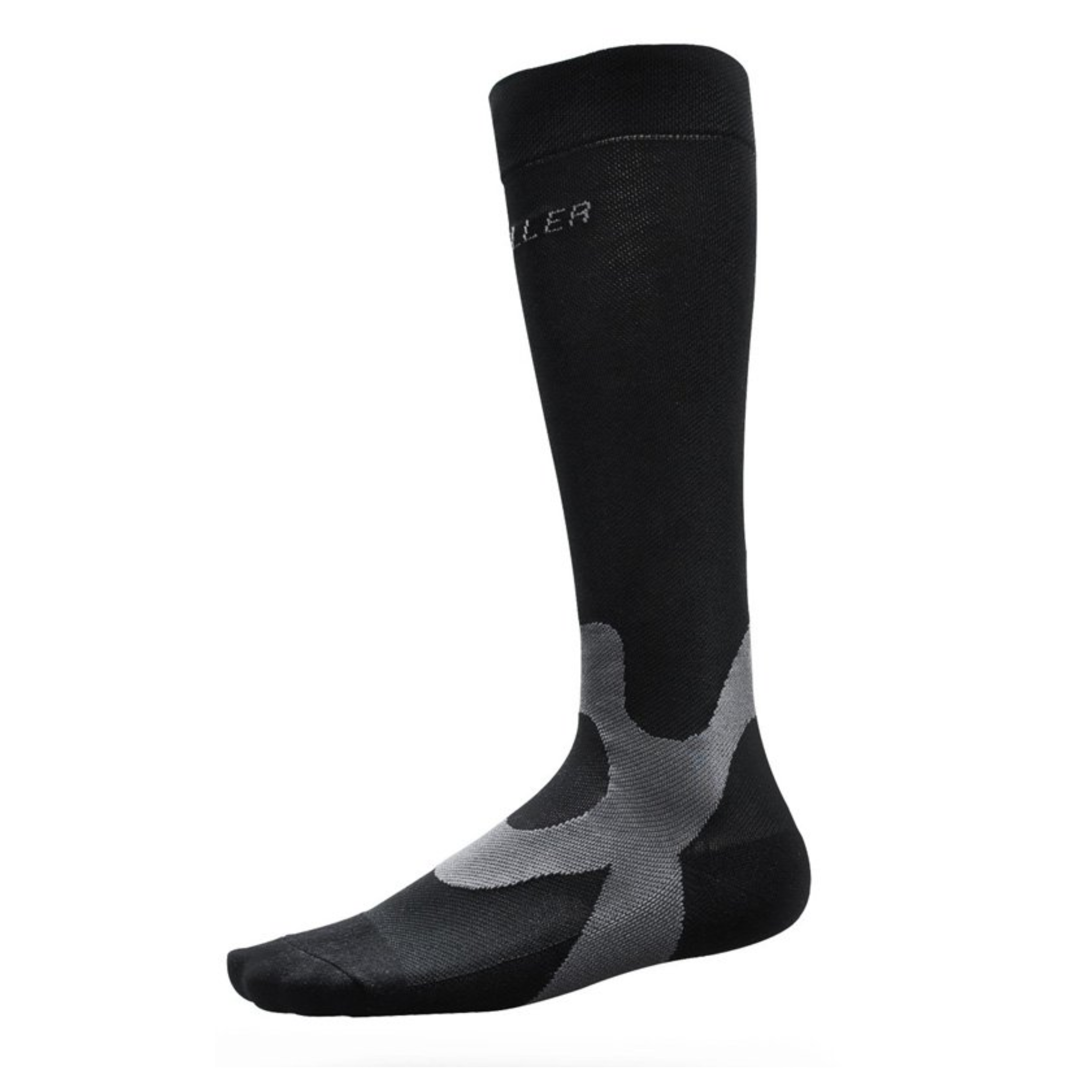 Mueller, Graduated Compression Performance Socks, Enhances Circulation & Support, Black, XS