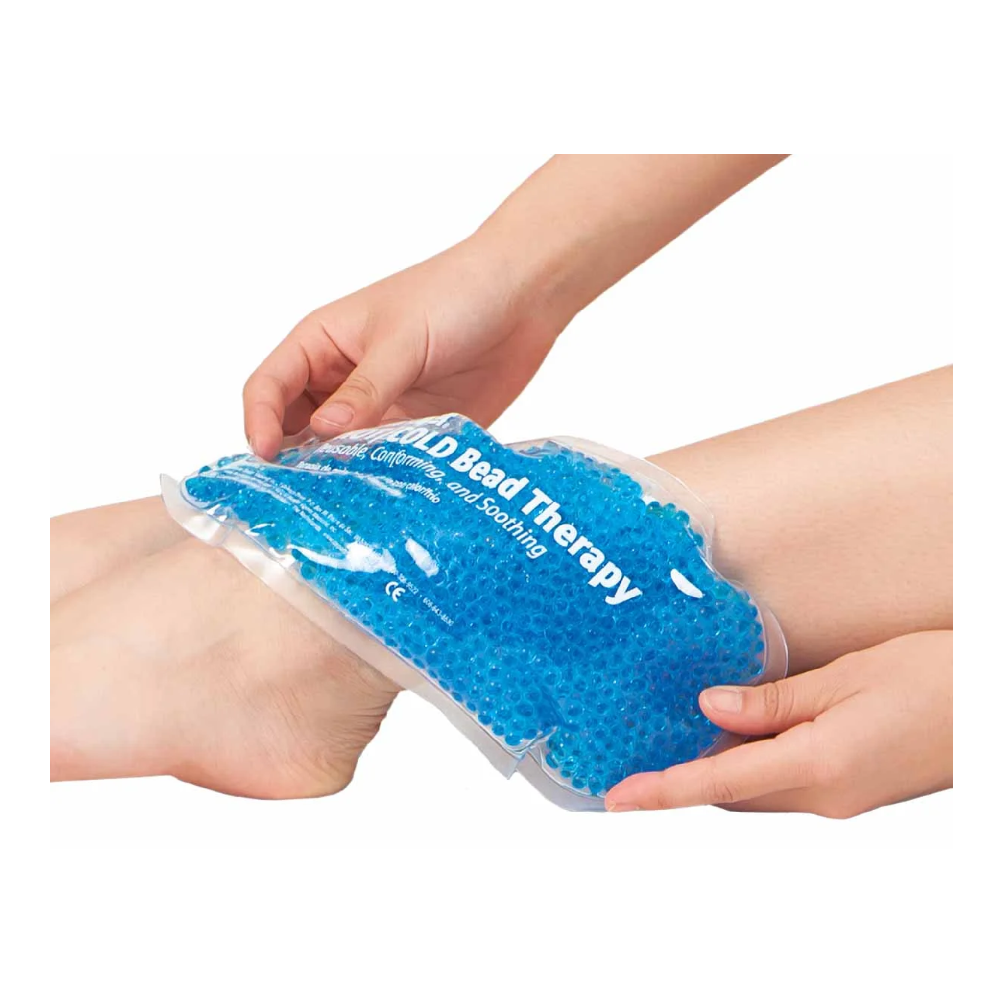 Mueller, Beaded Reusable Hot/Cold Pack, Soothing Pain Relief, Blue, 6-Pack