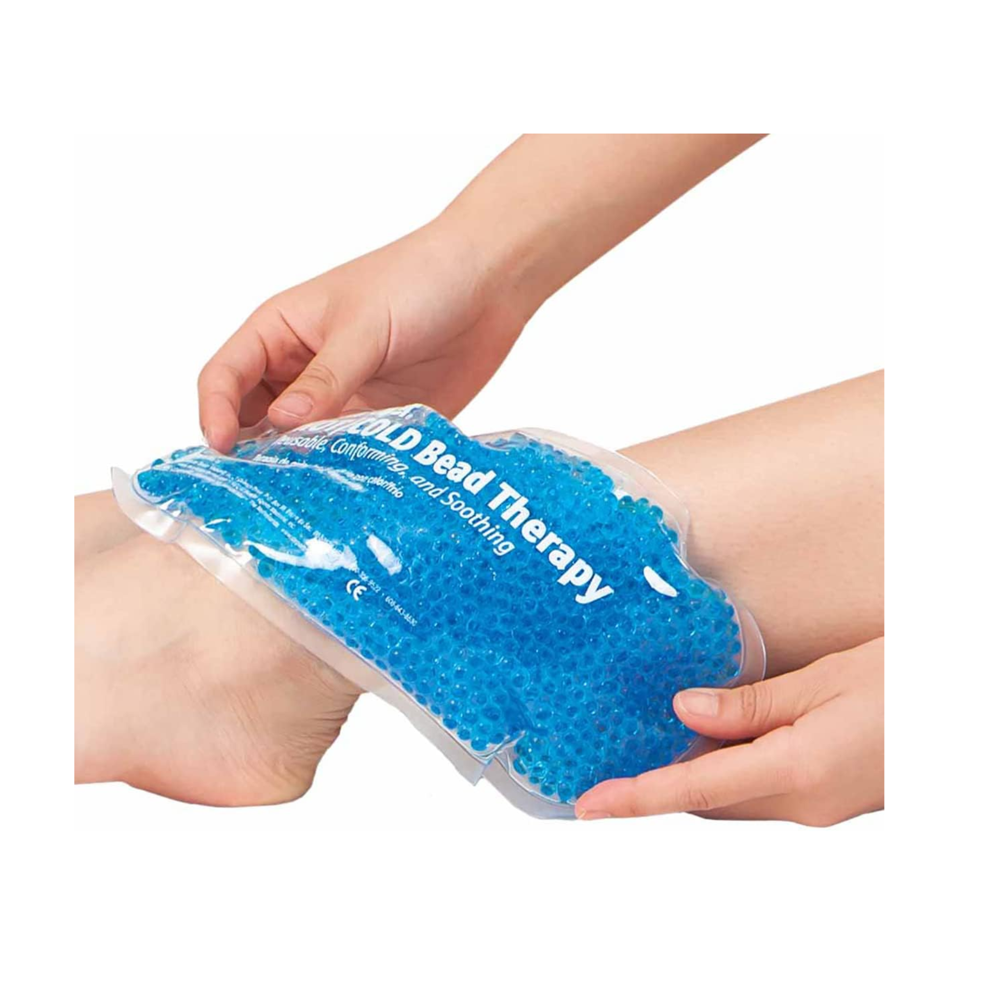 Mueller, Hot/Cold Pack, Reusable Bead Therapy for Targeted Pain Relief, Blue