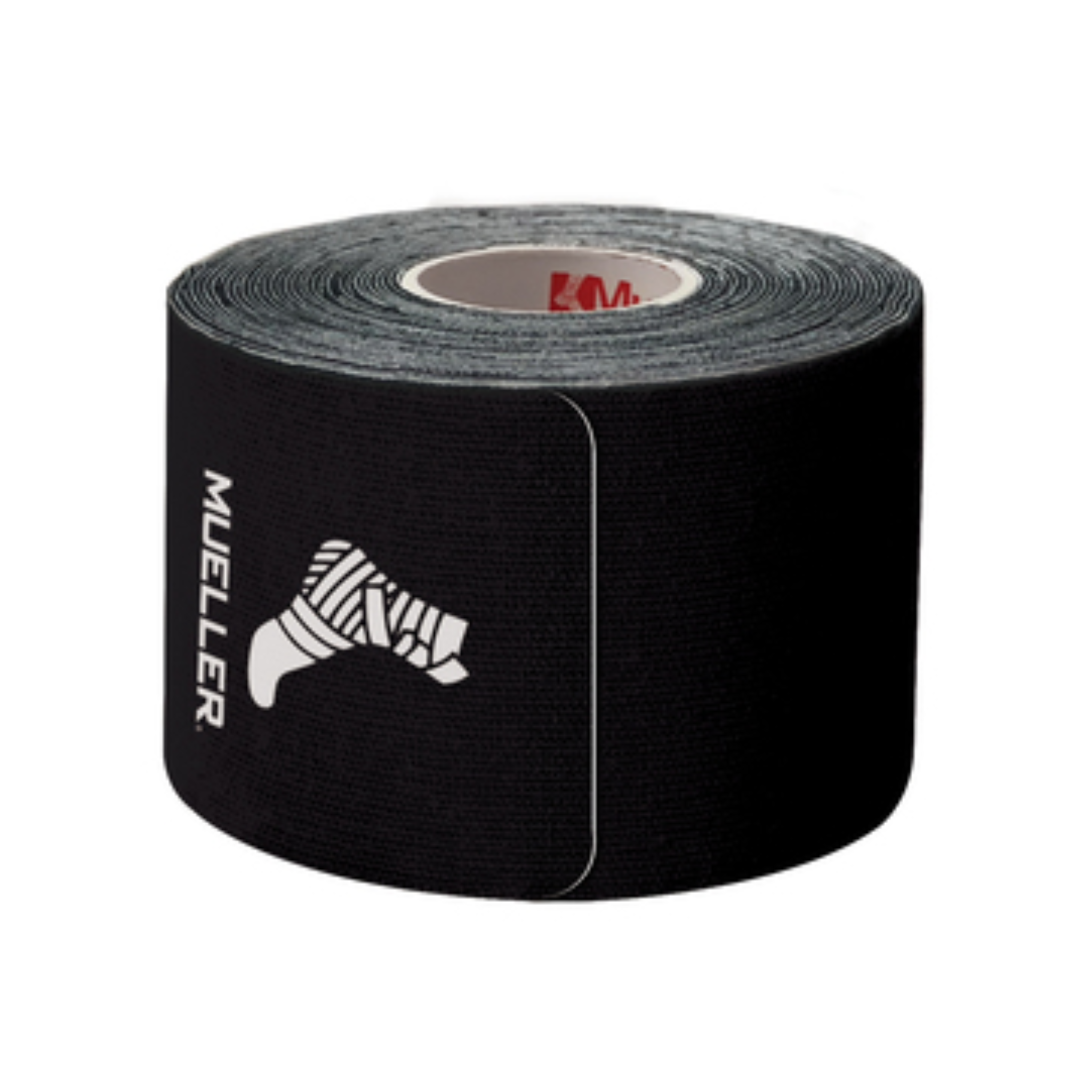 Mueller, Kinesiology Tape, Precut I-Strip Roll for Flexible Muscle Support, Black, 20 Strips