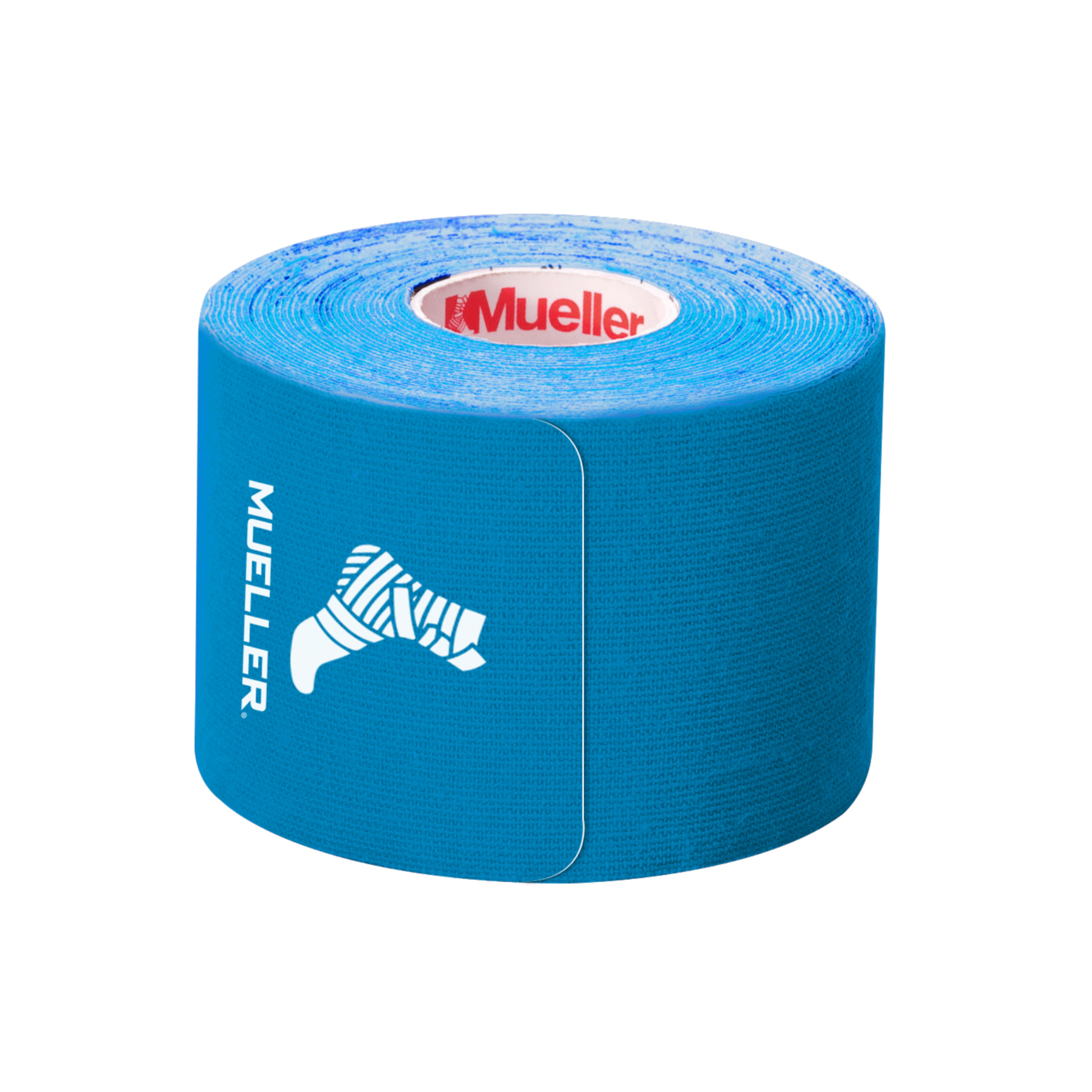 Mueller, Kinesiology Tape, Precut I-Strip Roll for Flexible Muscle Support, Blue, 20 Strips