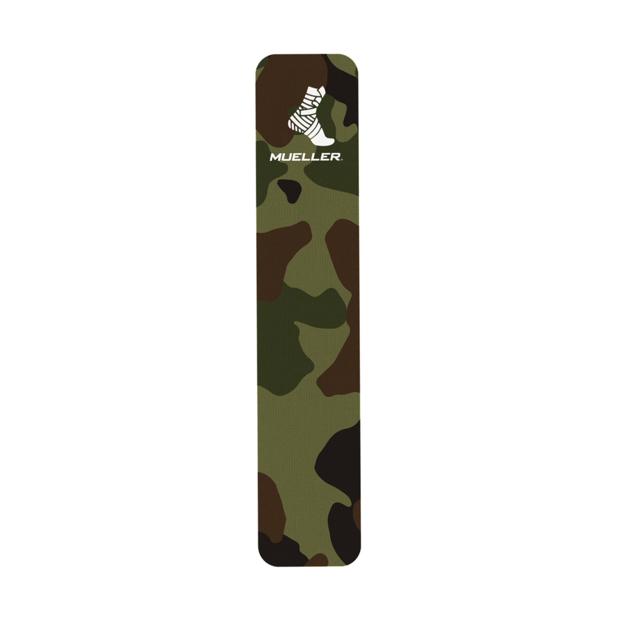 Mueller, Kinesiology Tape, Precut I-Strip Roll for Targeted Muscle Support, Green Camo, 20 Strips  Key Features: