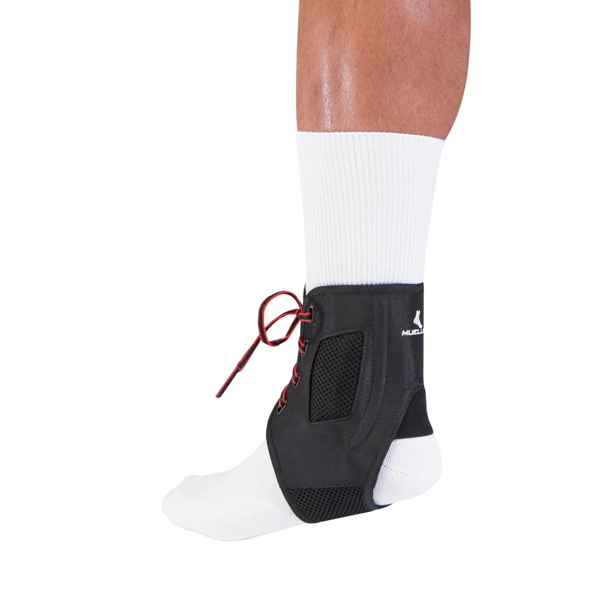 Mueller, ATF 3 Ankle Brace, Adjustable Support for Ankle Stability and Comfort, Black, Medium