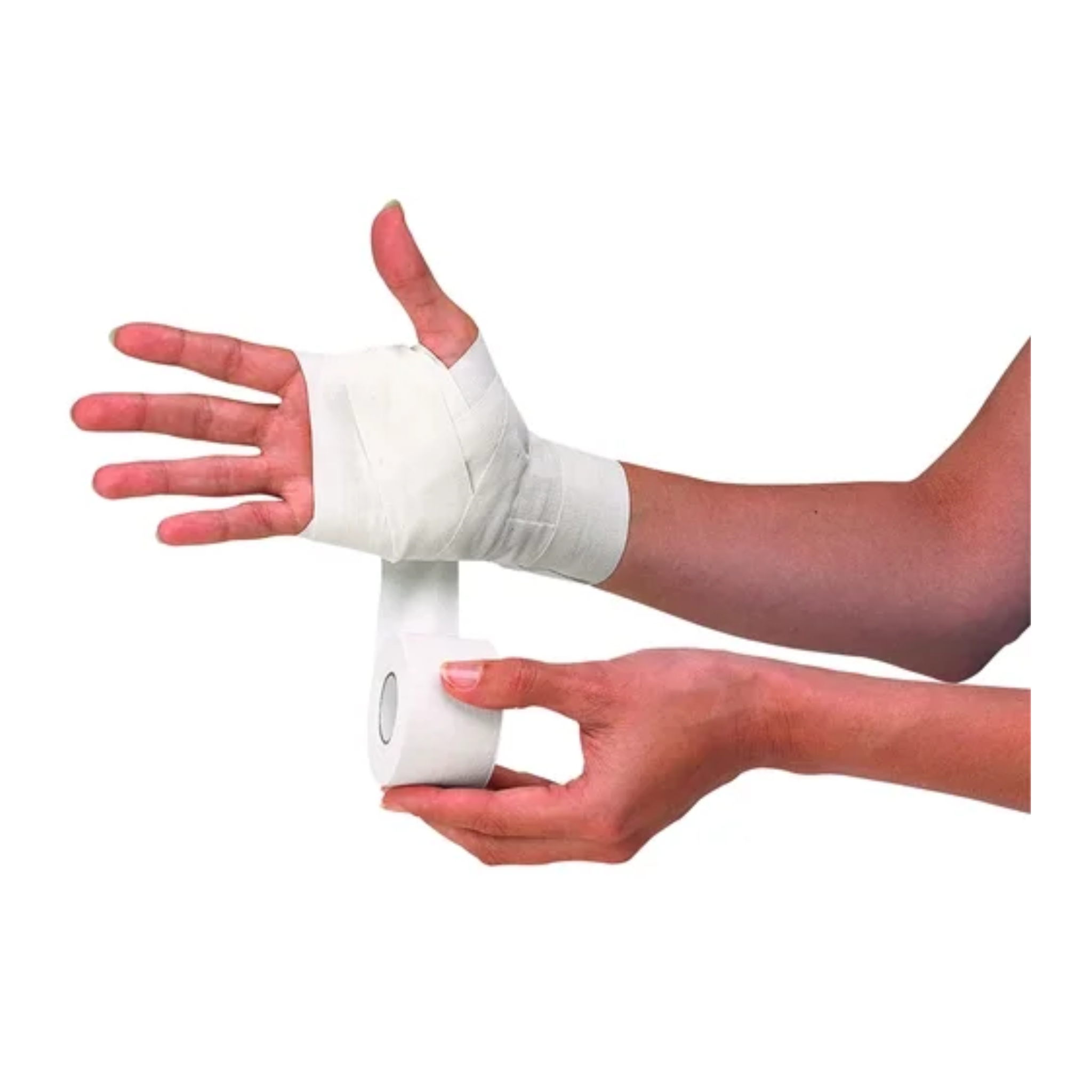 Mueller, Athletic Tape, Strong and Supportive Sports Wrap for Injury Prevention, 1.5" x 10 yd, White, Single Roll
