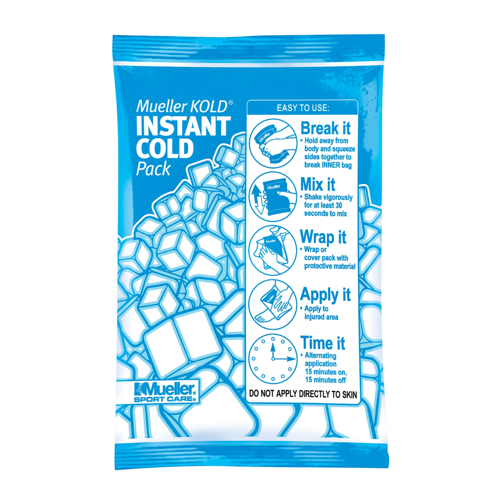 Mueller, Instant MuellerKold Pack, Fast-Acting Cold Therapy for Pain Relief, Blue